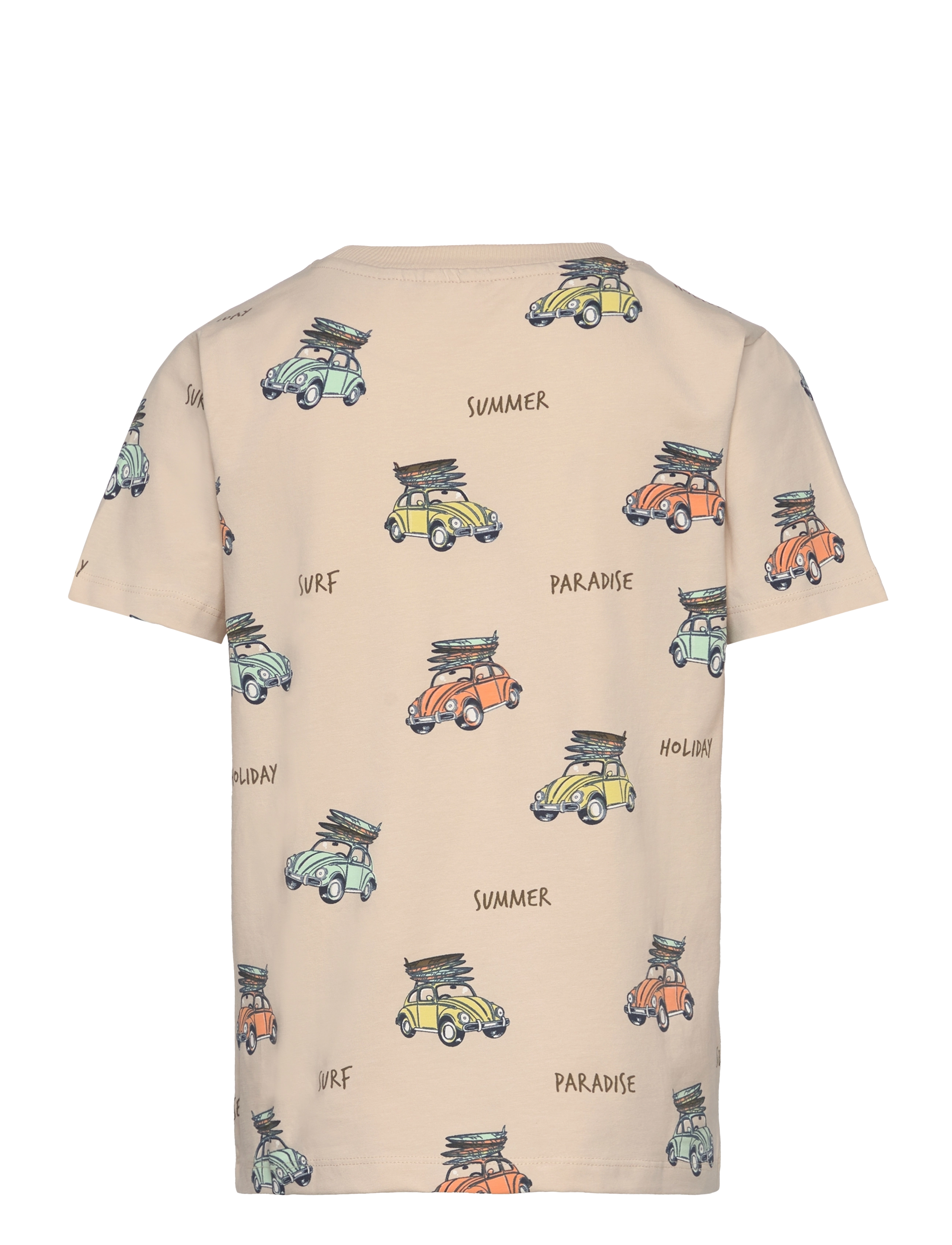 Minymo - T-shirt SS AOP - fog - 1