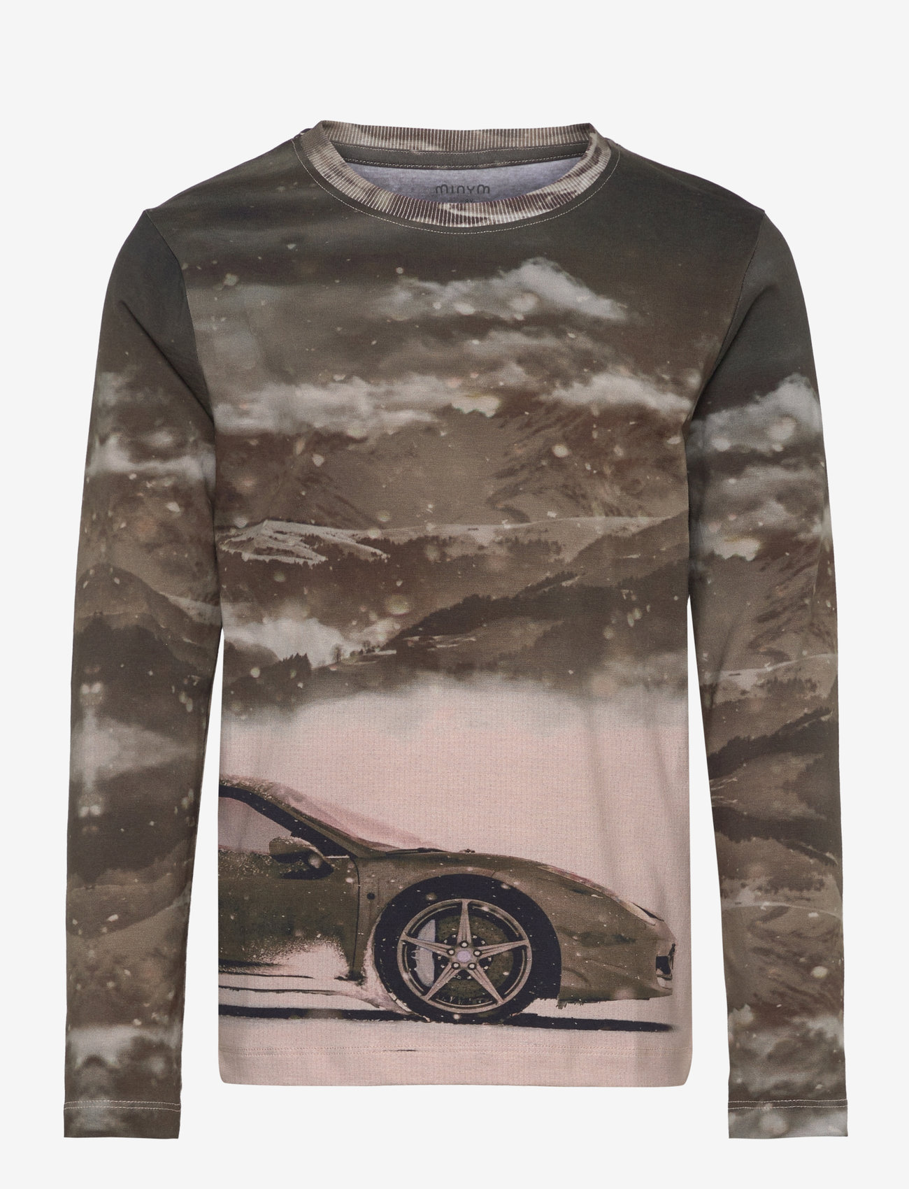 Minymo - T-shirt LS - långärmade - sepia - 0