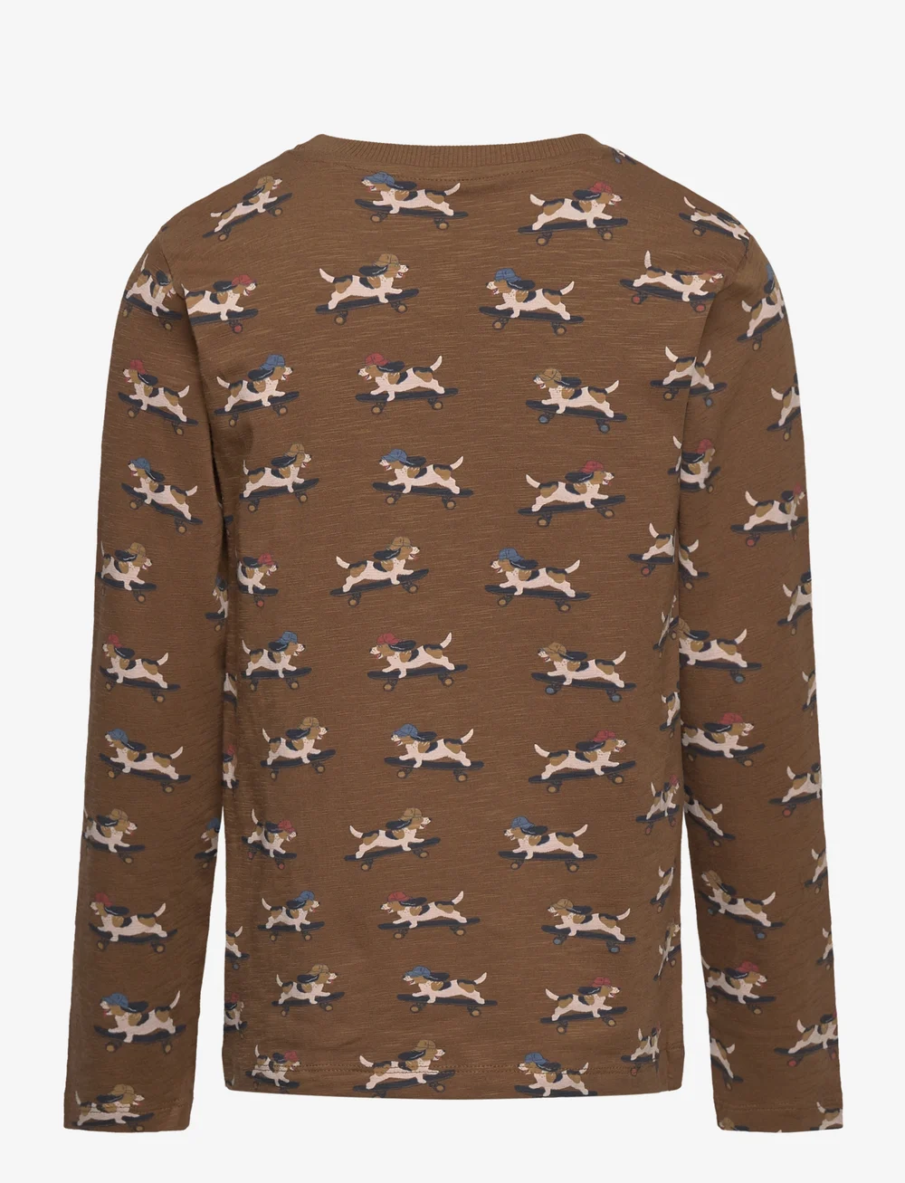 Minymo - T-shirt LS AOP - langærmede - sepia - 1