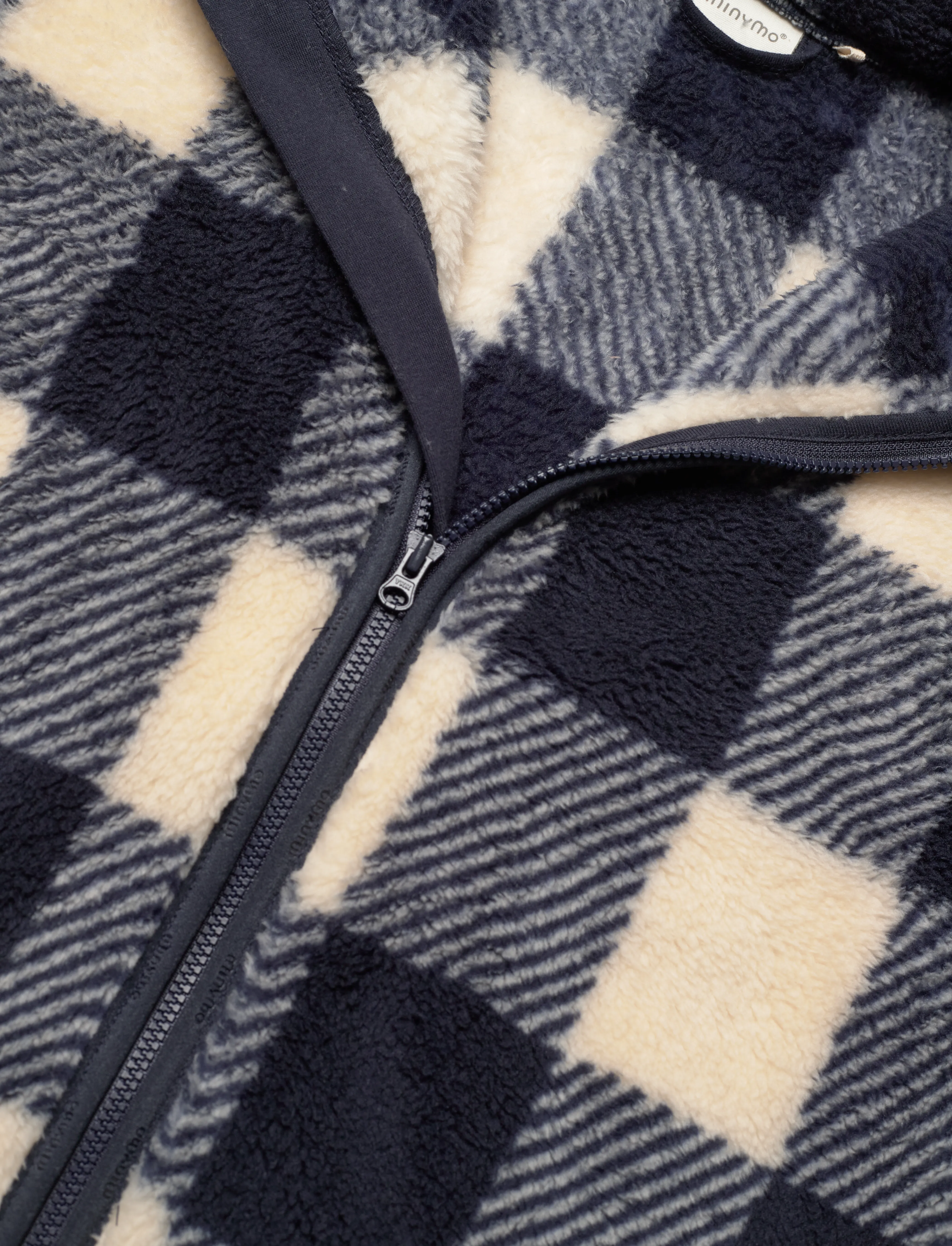 Minymo - Cardigan Teddy fleece - parisian night - 2