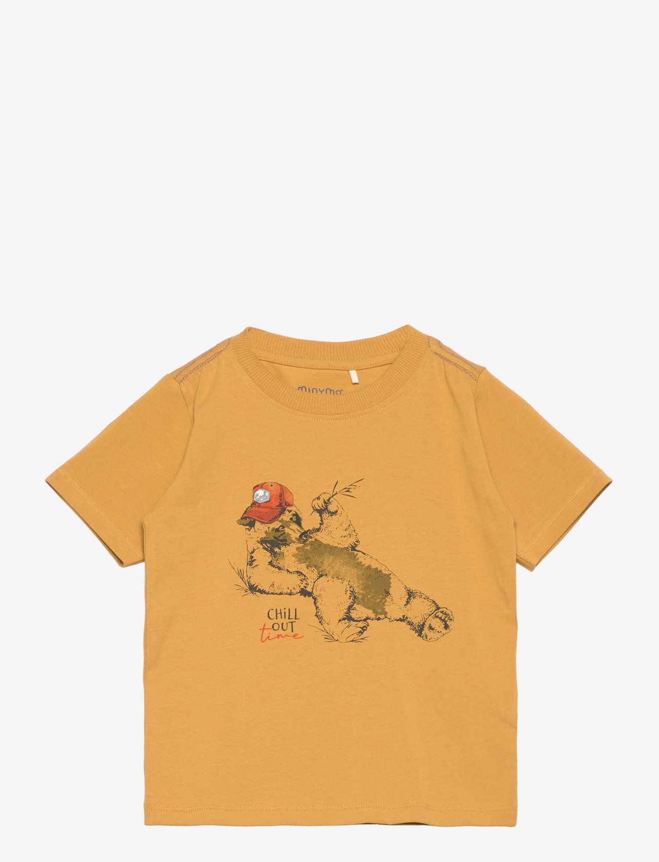 Minymo - T-shirt SS - mustard gold - 0