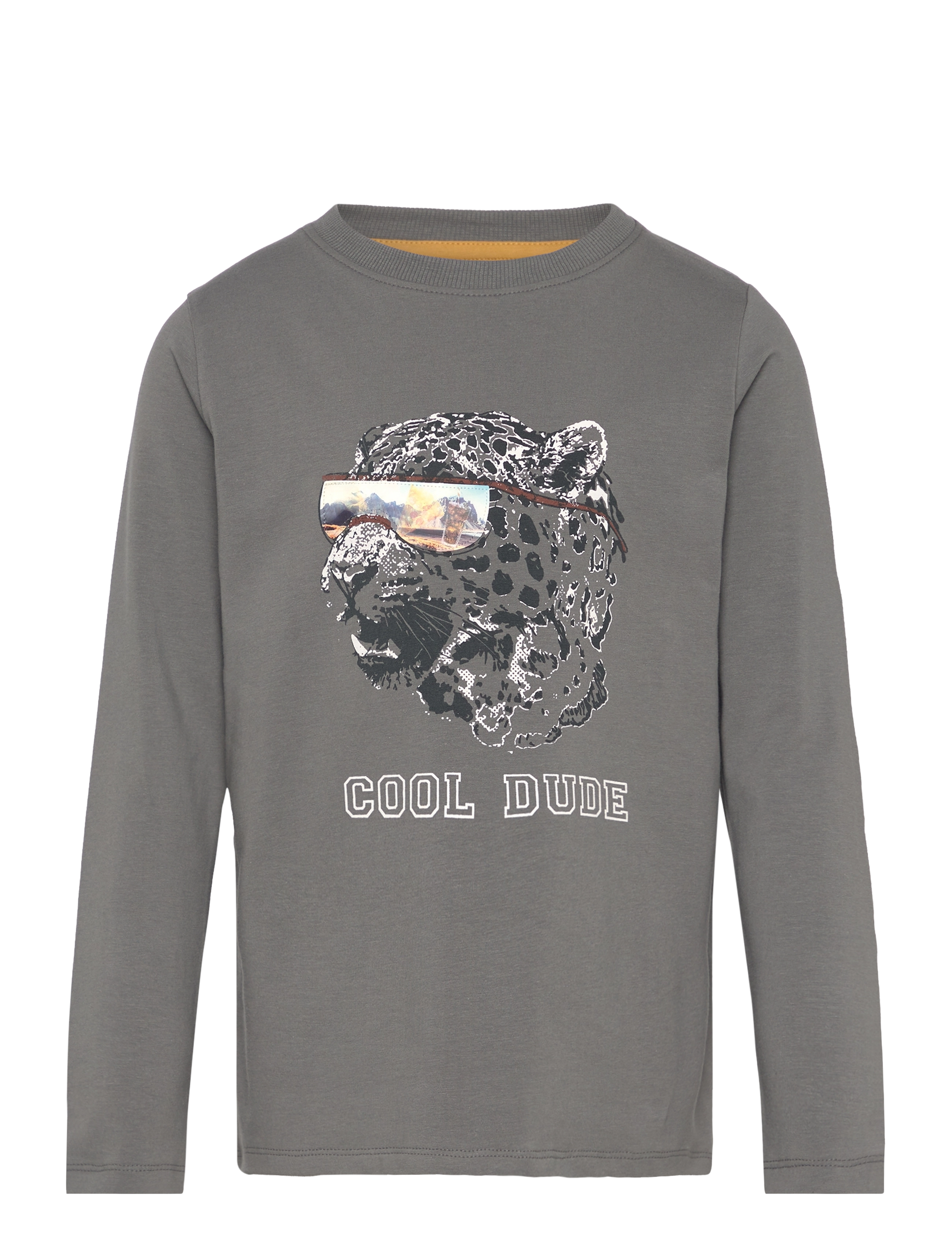 Minymo - T-shirt LS - gargoyle - 0