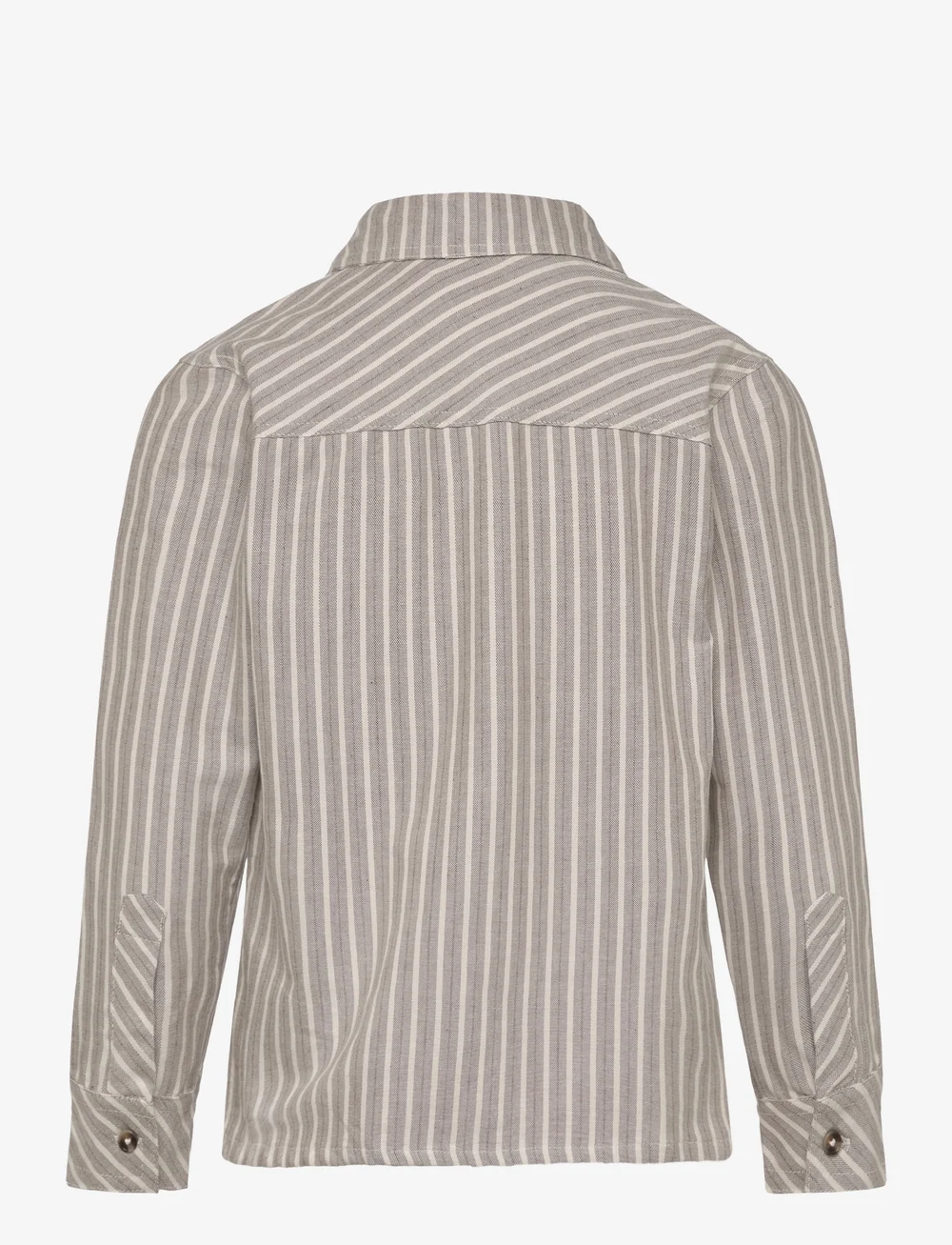 Minymo - Shirt LS Y/D - langærmede skjorter - taupe gray - 1