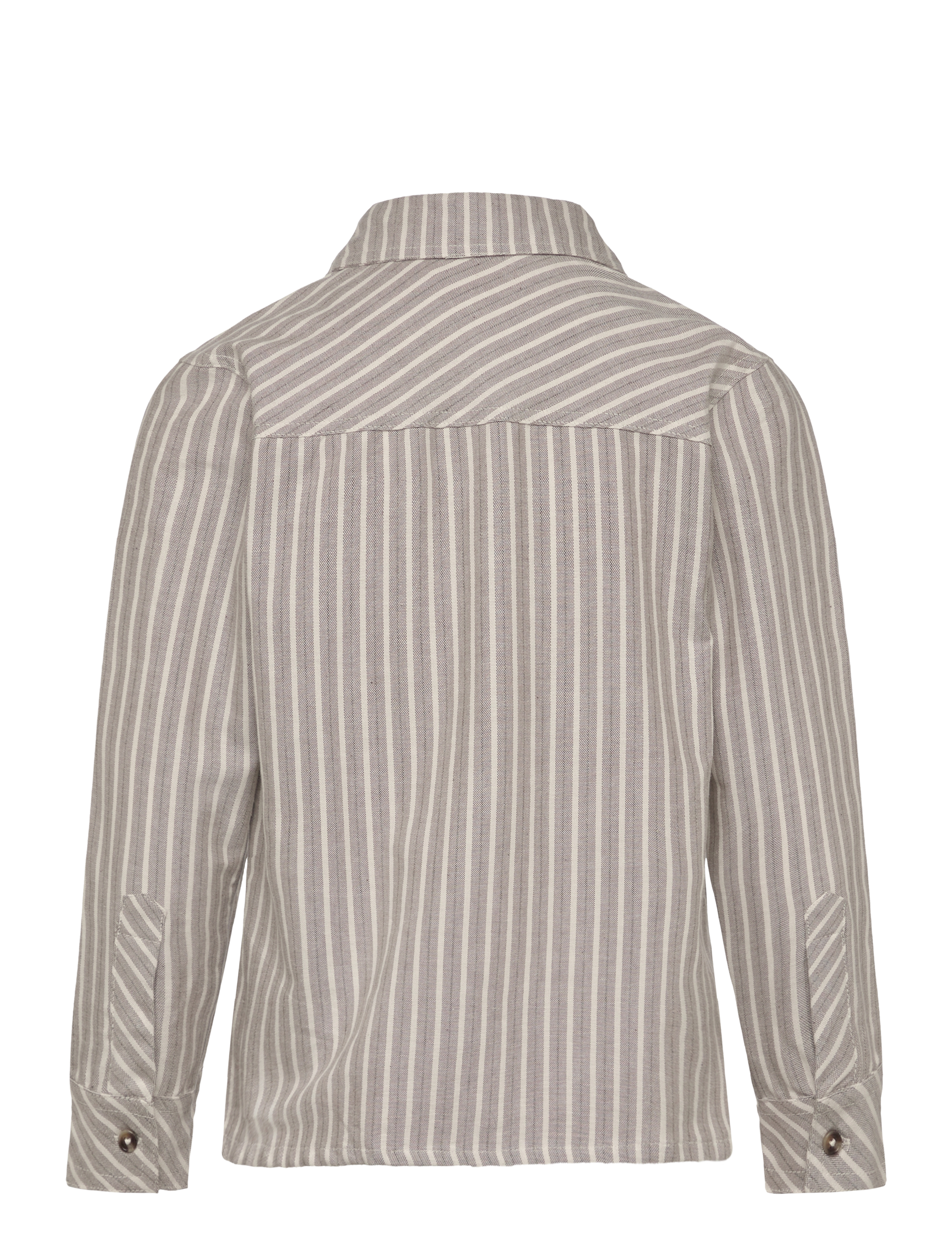Minymo - Shirt LS Y/D - taupe gray - 1