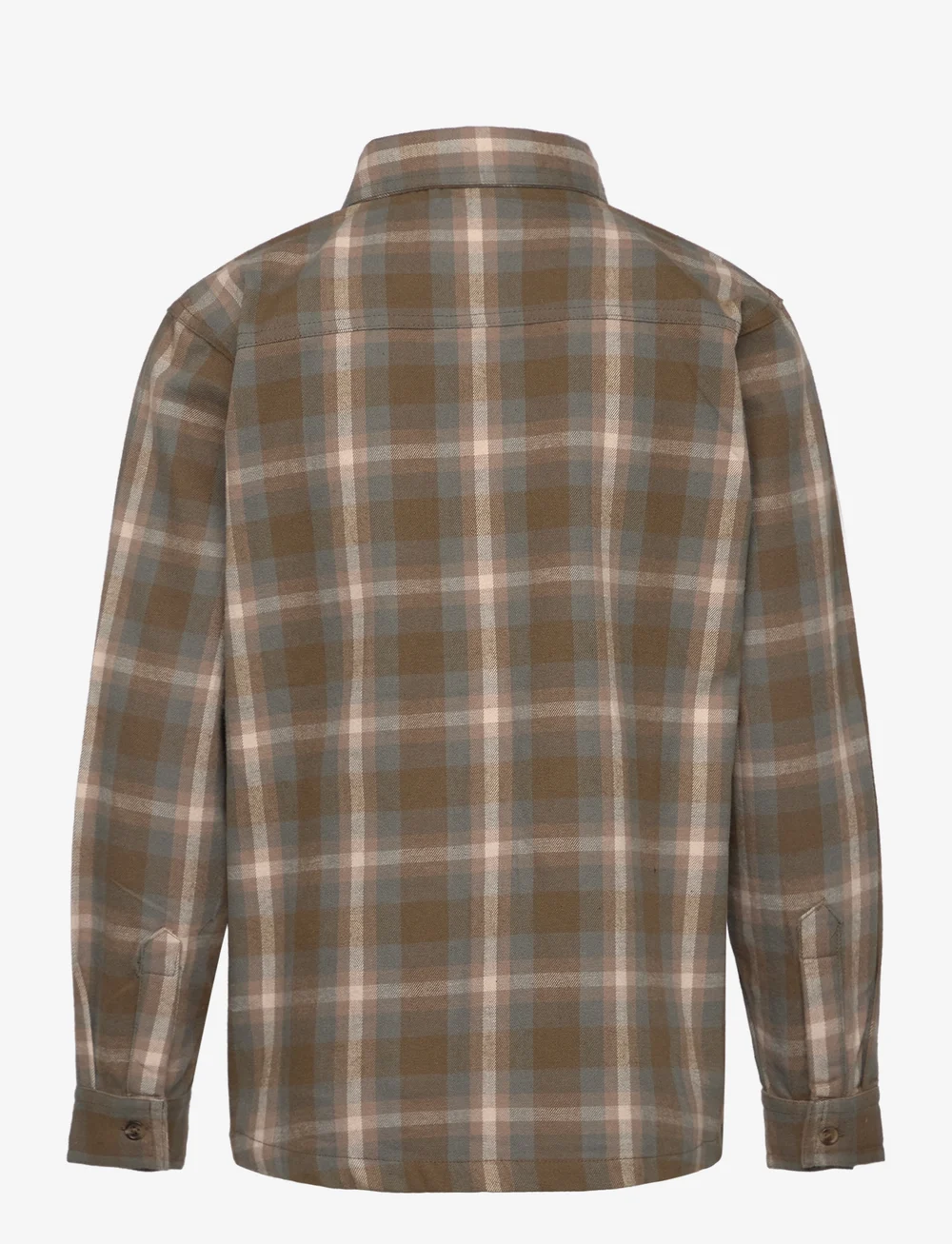 Minymo - Shirt LS Check - långärmade skjortor - canteen - 1