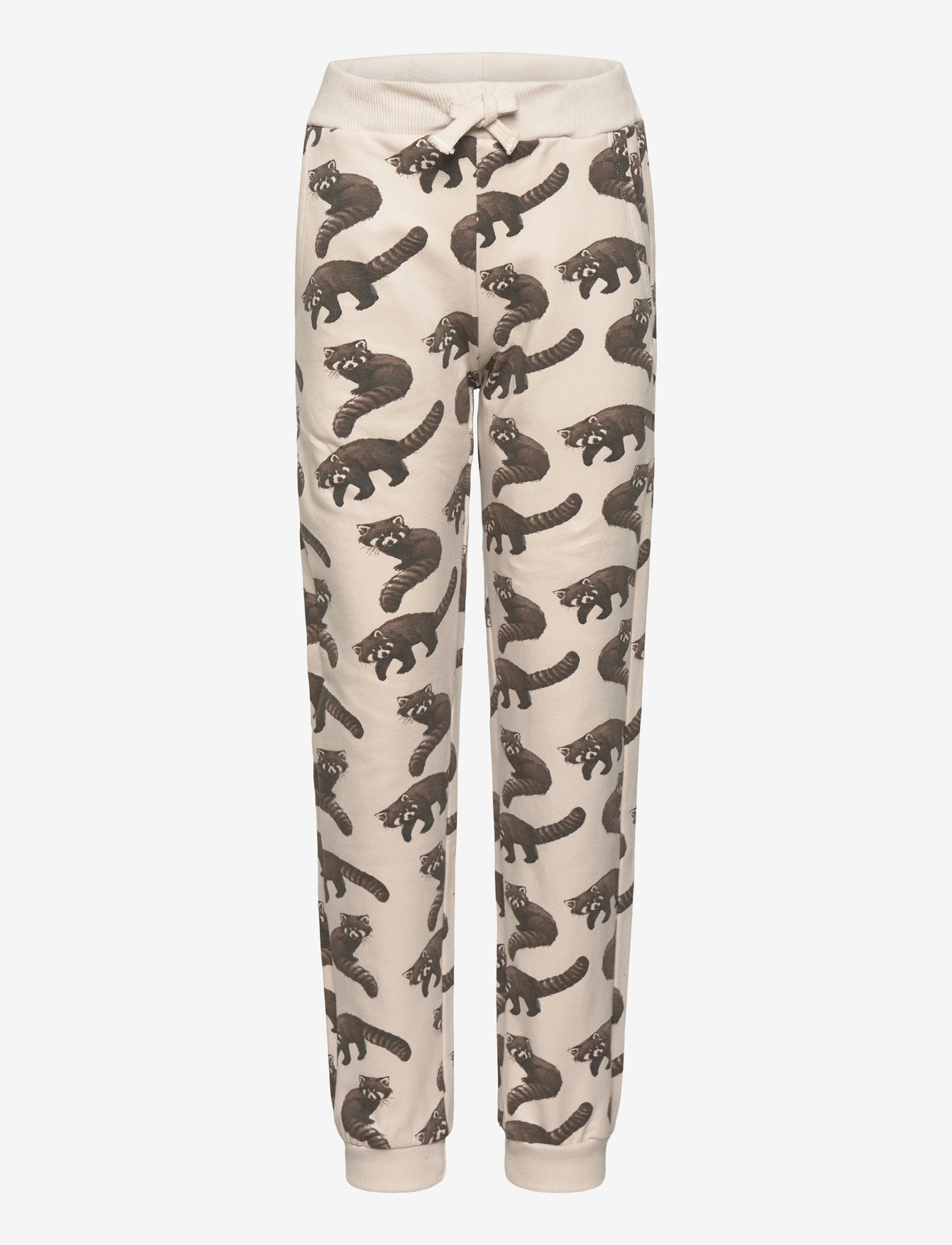 Minymo - Pants AOP Sweat - autumn clothing - moonbeam - 0