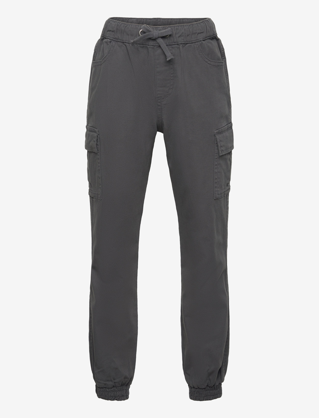 Minymo - Pants Canvas - herbstliche kleidung - asphalt - 0