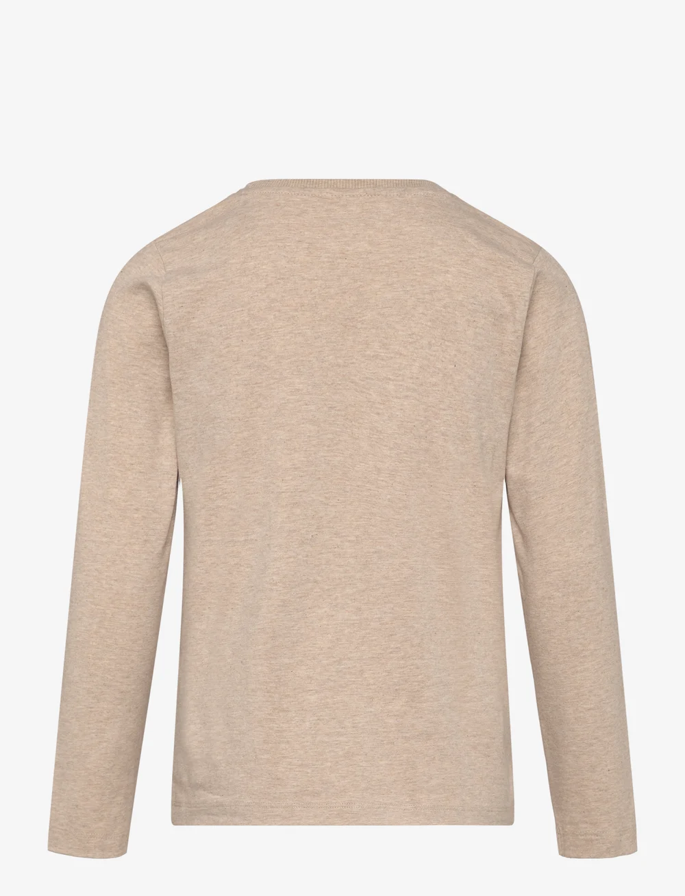 Minymo - T-shirt LS - långärmade t-shirts - beige melange - 1
