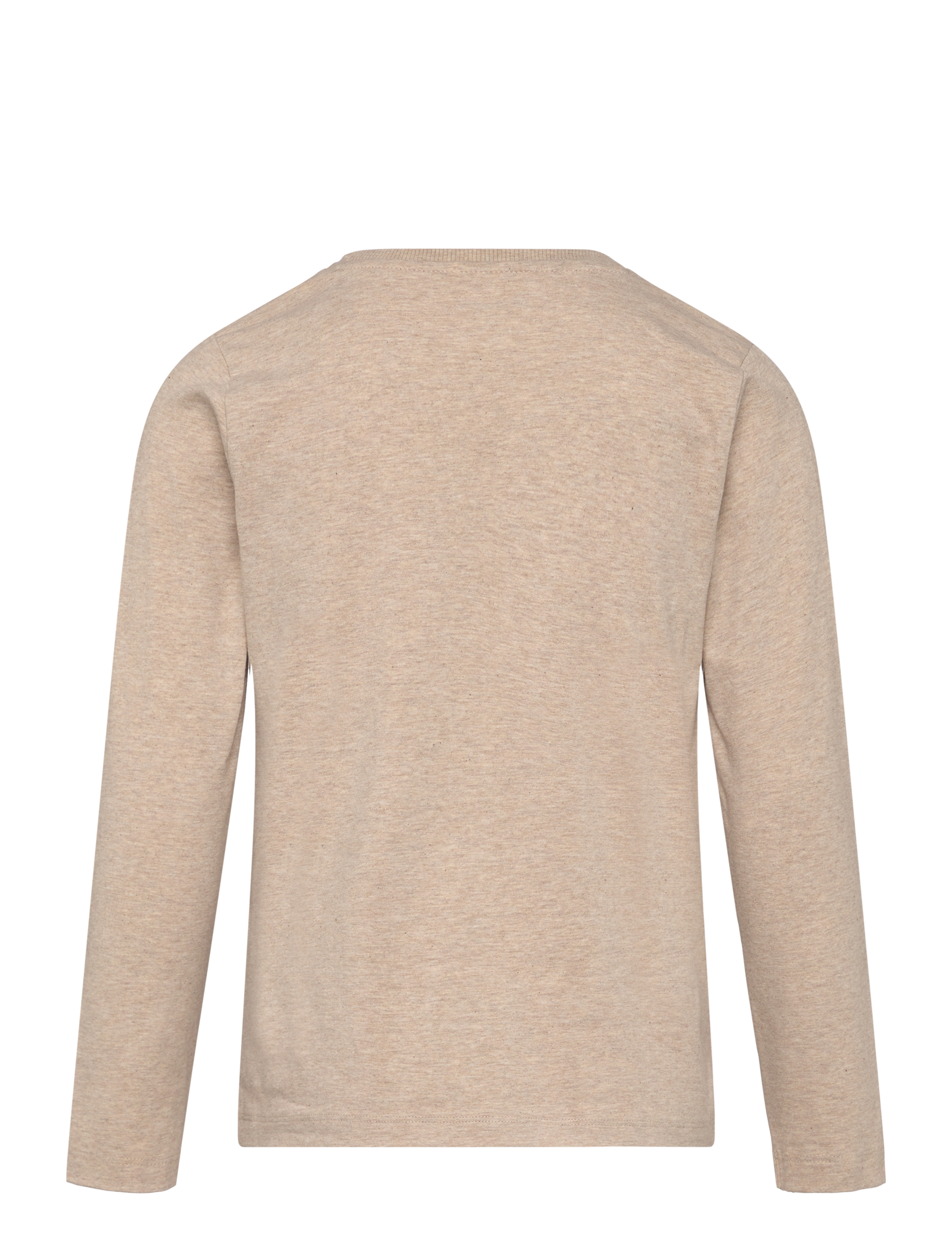Minymo - T-shirt LS - beige melange - 1