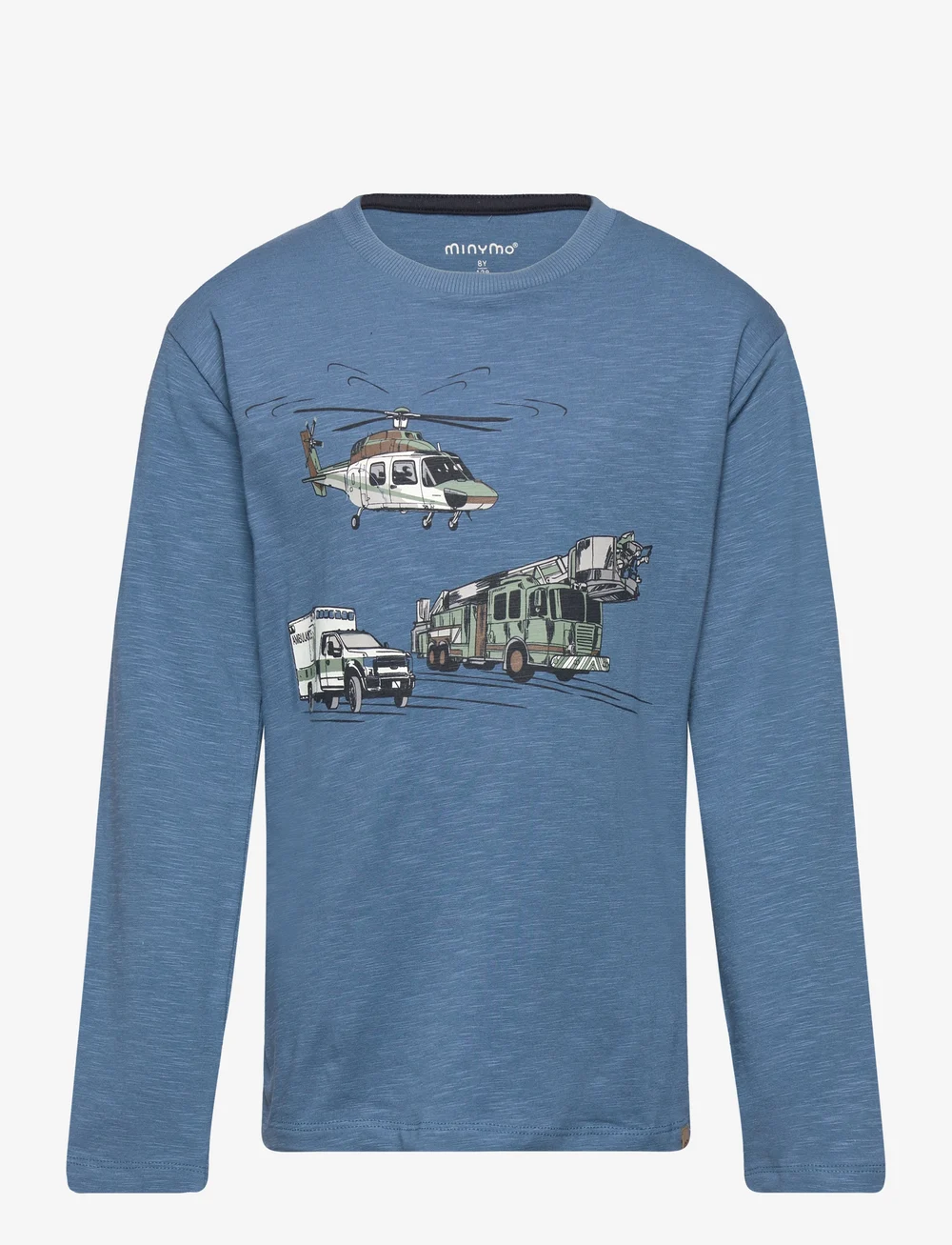 Minymo - T-shirt LS - langärmelige - stellar - 0