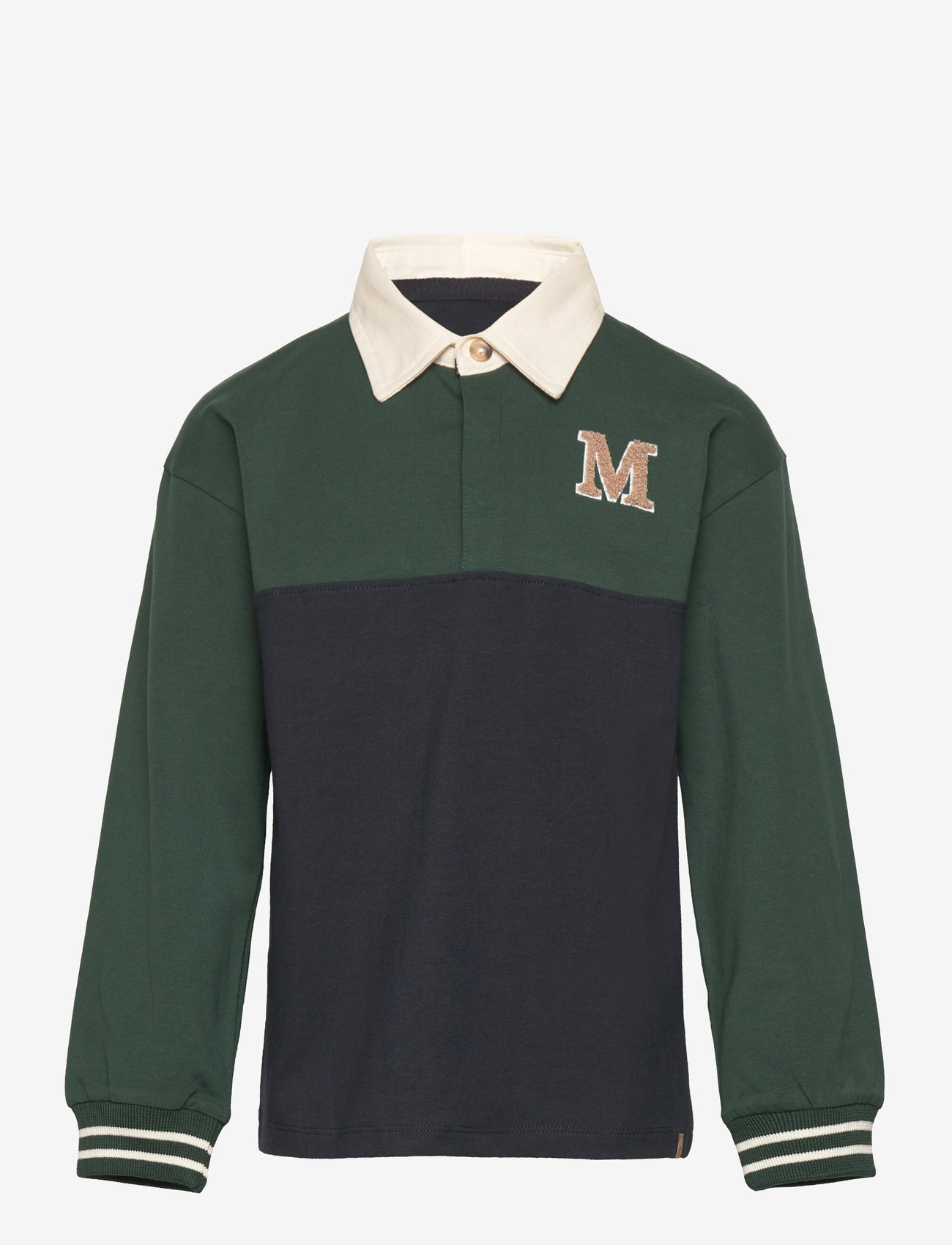 Minymo - Polo T-shirt LS - dark navy - 0