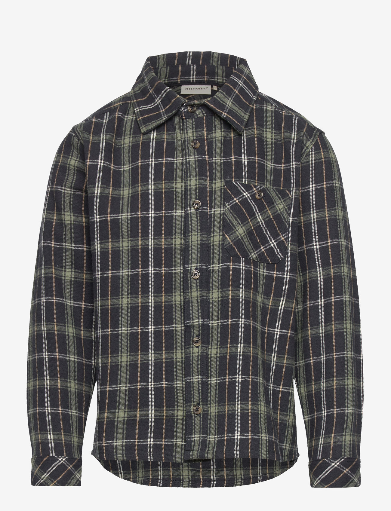 Minymo - Shirt LS Check - dark navy - 0