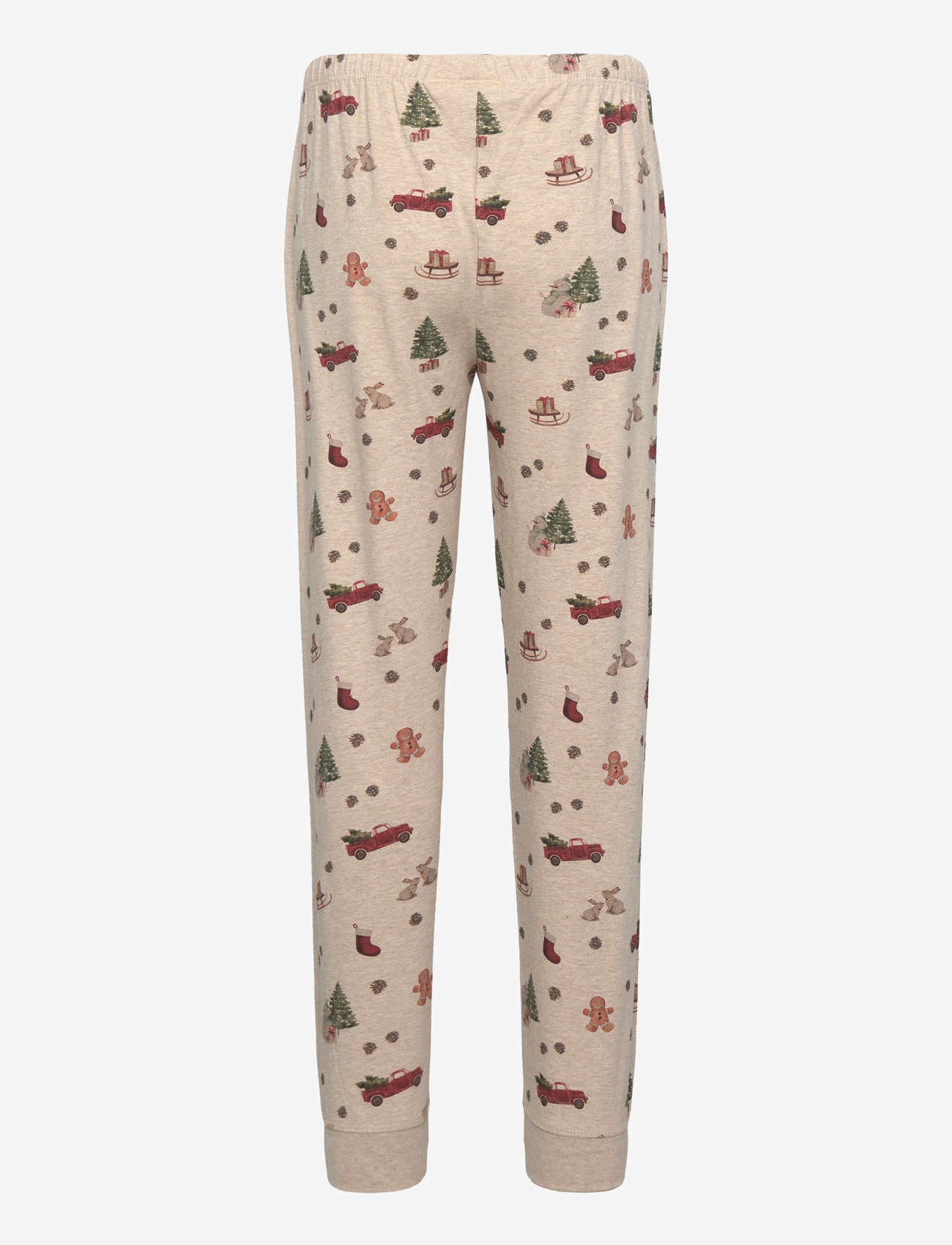 Minymo - Pyjamas Set AOP - brown melange - 3