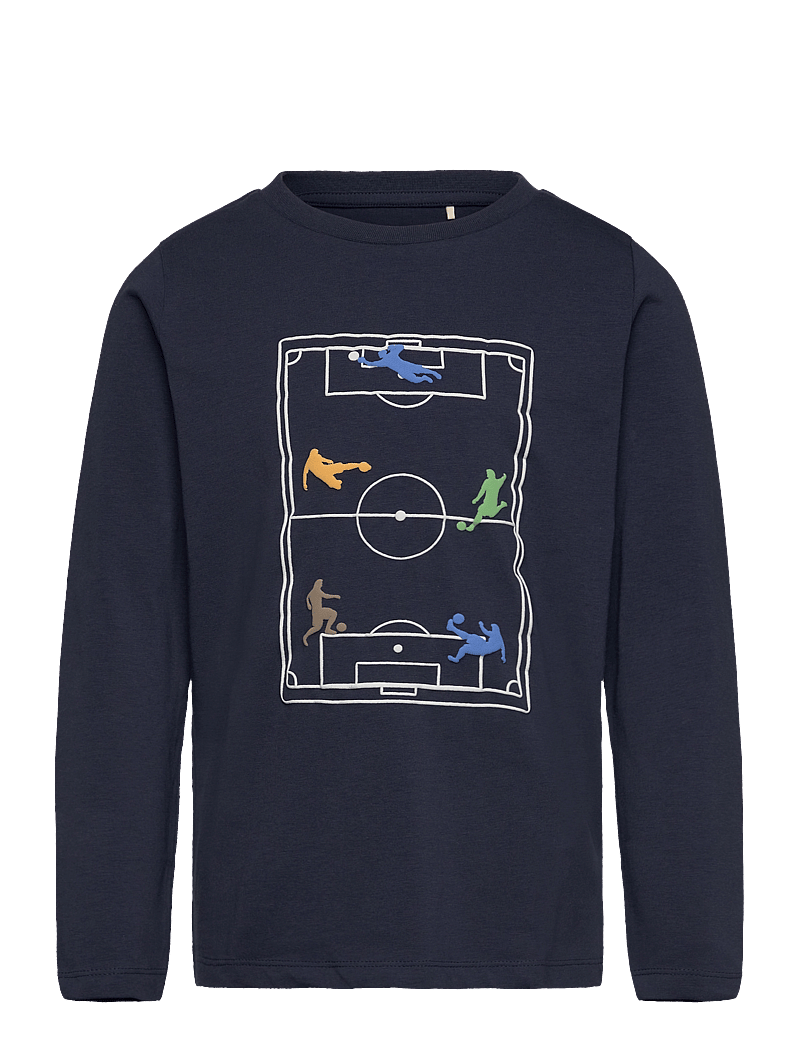 Minymo - T-shirt LS - pikkade varrukatega t-särgid - blue nights - 0