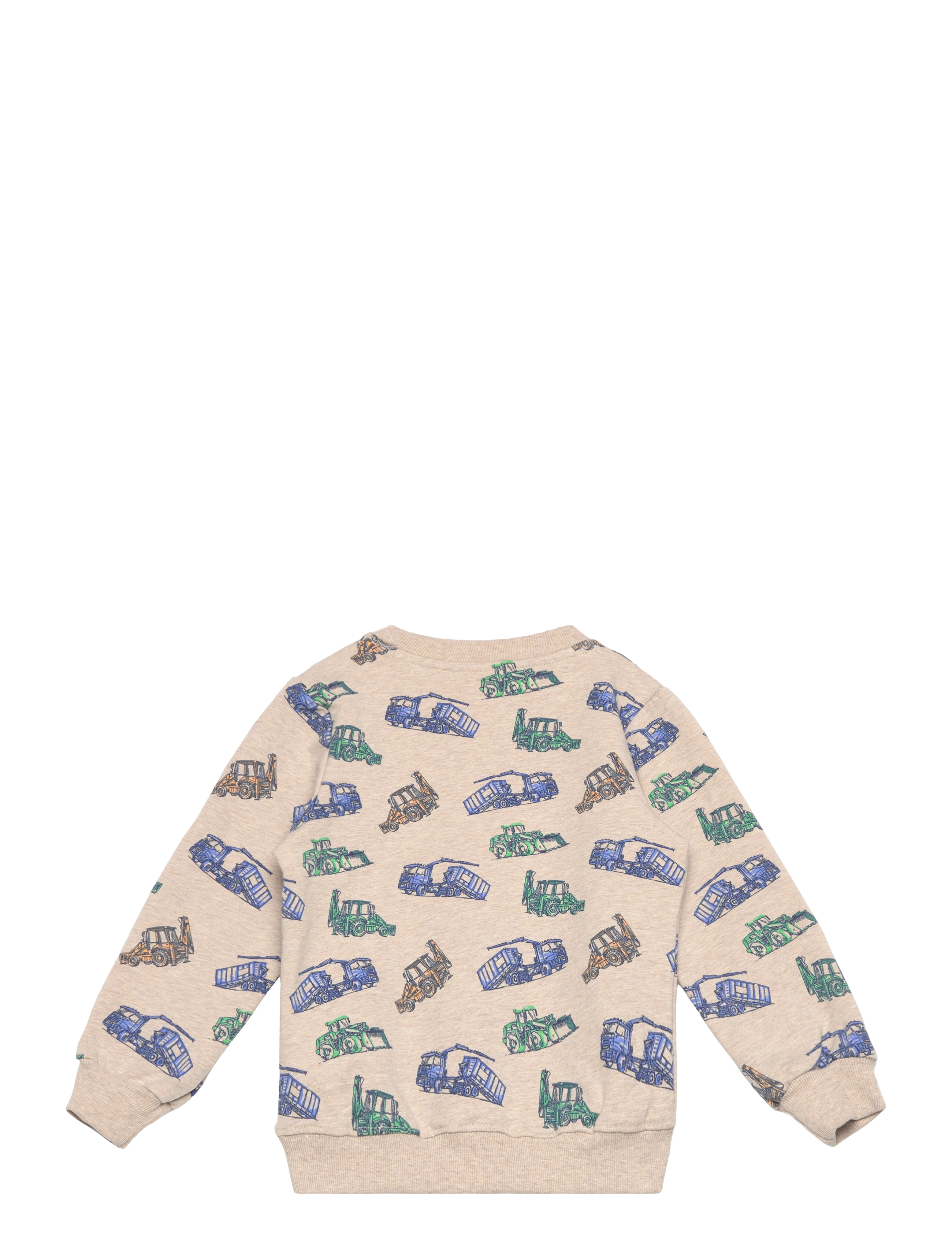 Minymo - Sweatshirt LS AOP - beige melange - 1