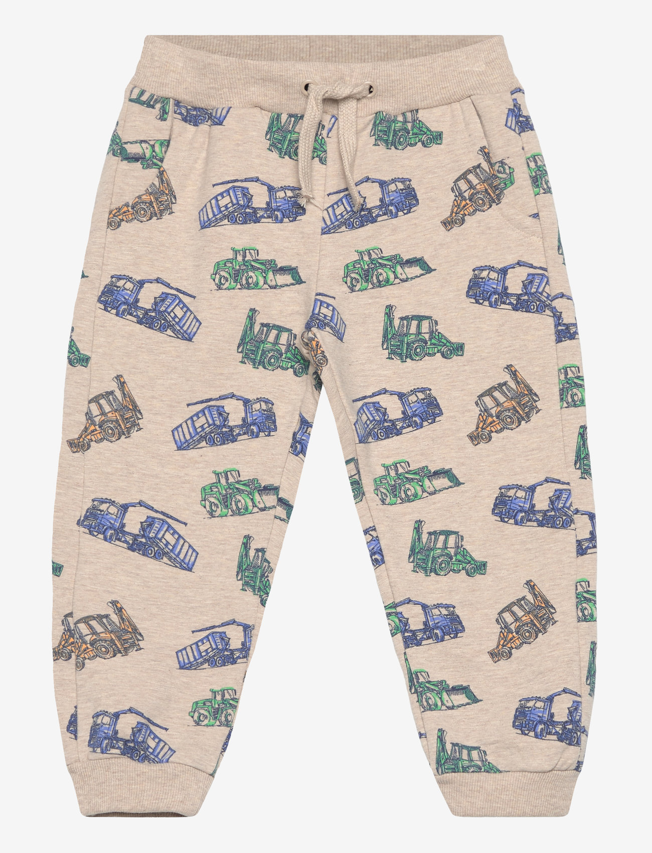 Minymo - Pants Sweat AOP - jogginghosen - beige melange - 0