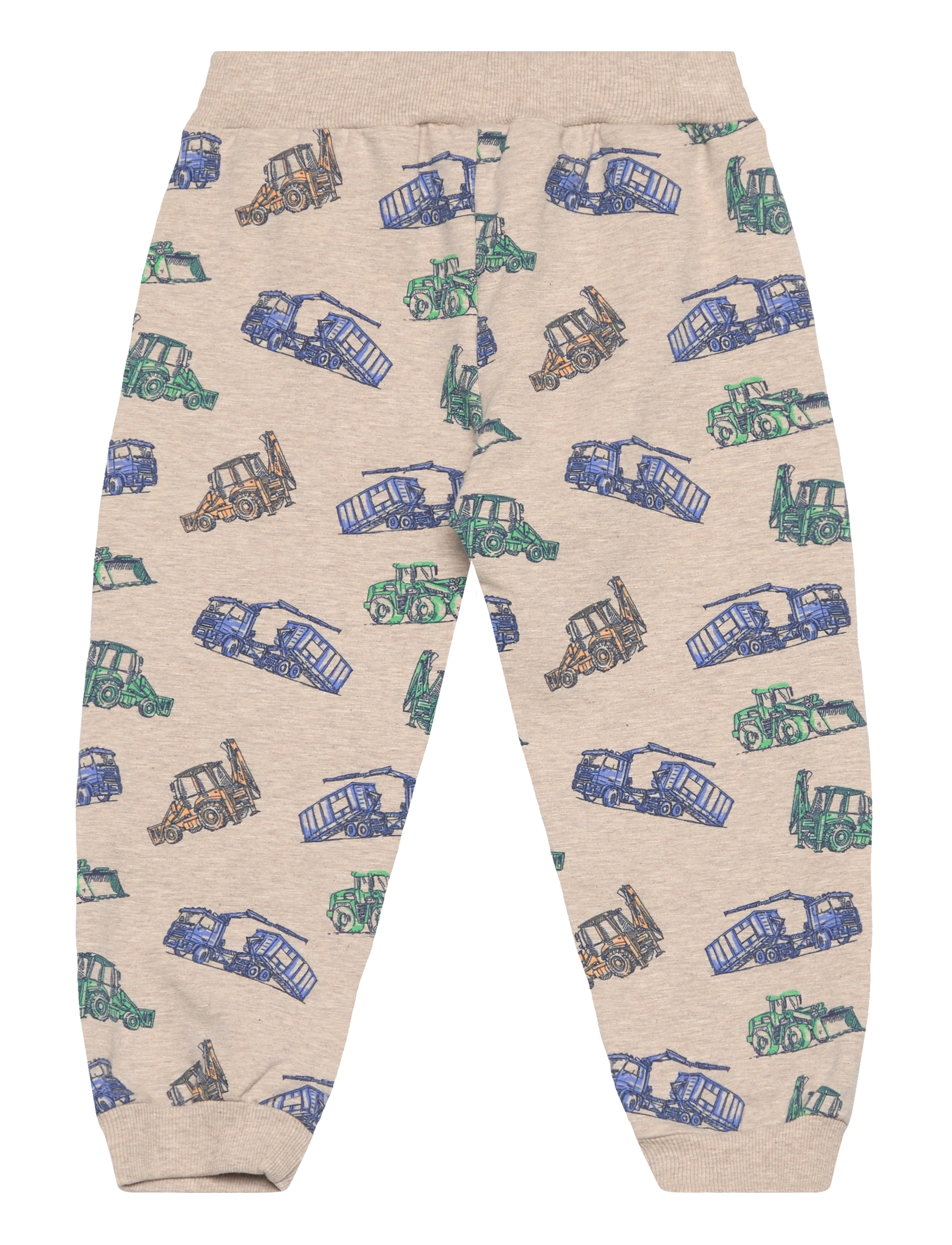 Minymo - Pants Sweat AOP - beige melange - 1