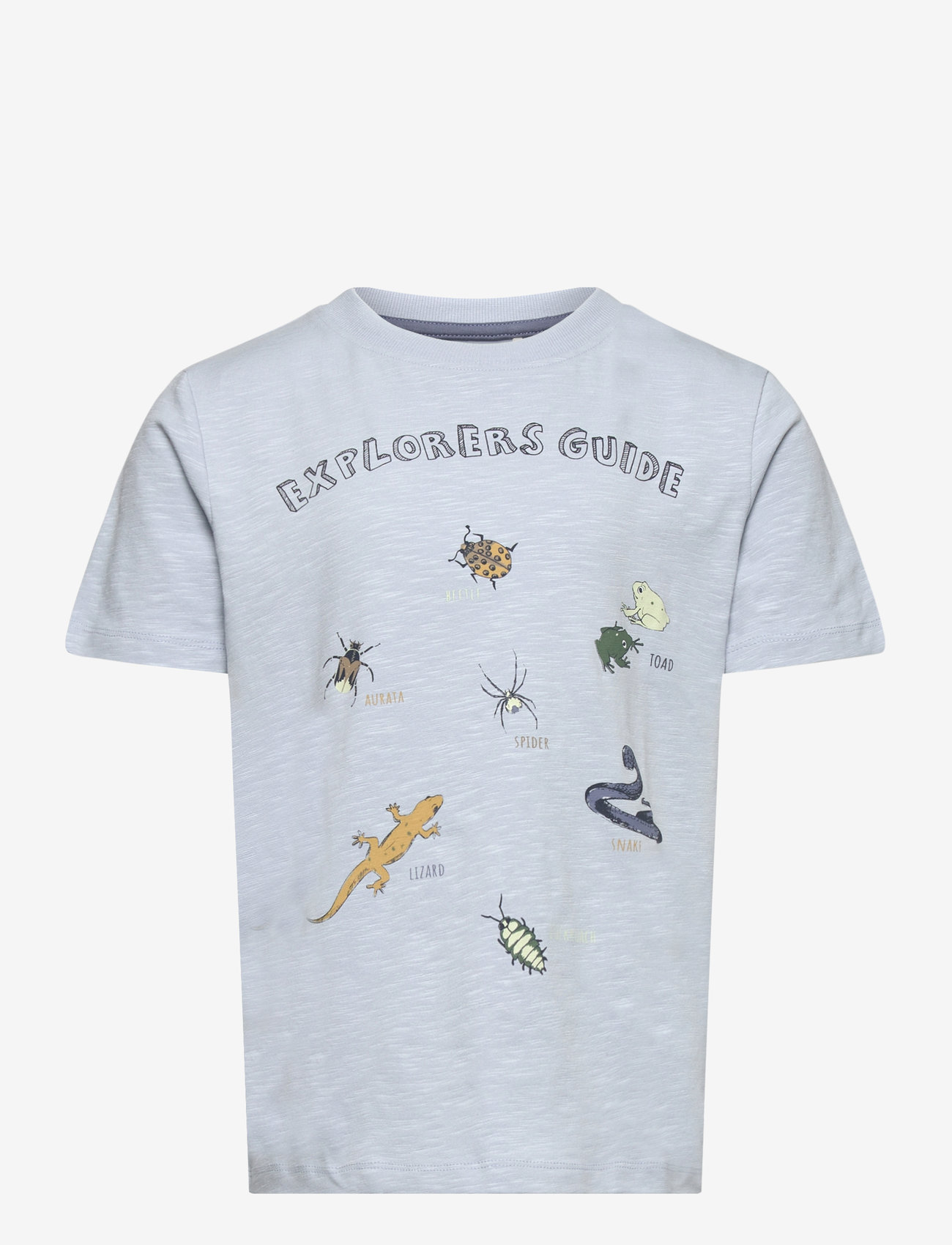 Minymo - T-shirt SS - lühikeste varrukatega - blue fog - 1