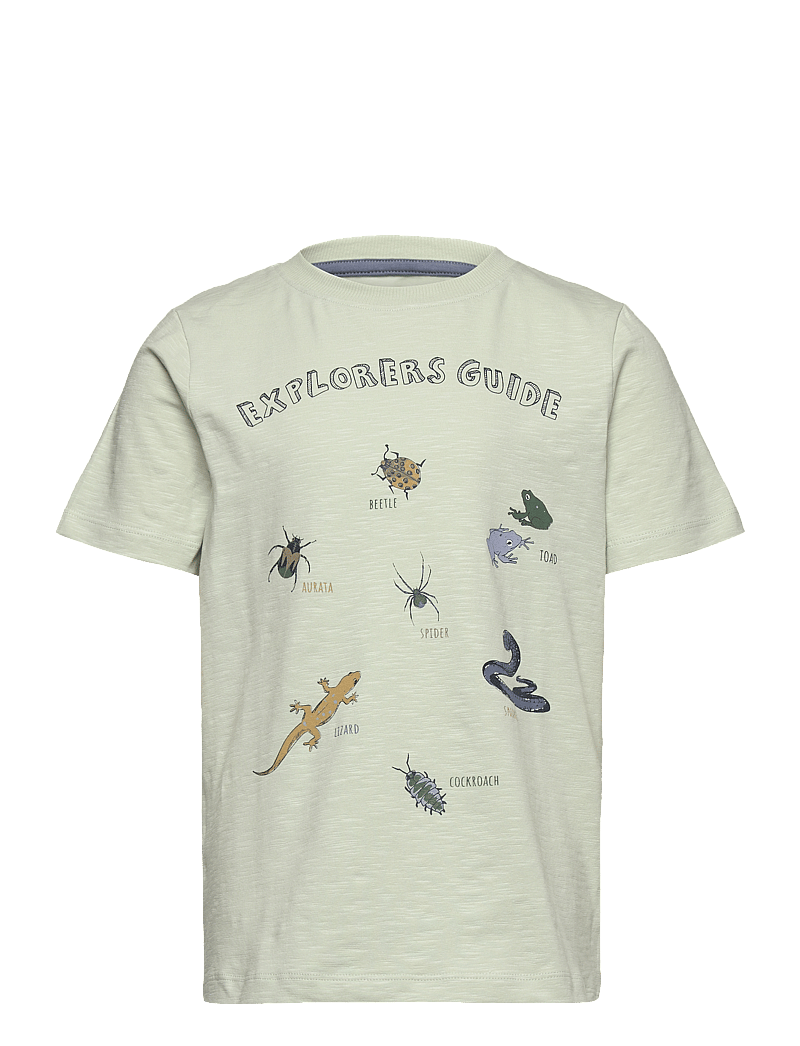 Minymo - T-shirt SS - kortærmede - sea foam - 0