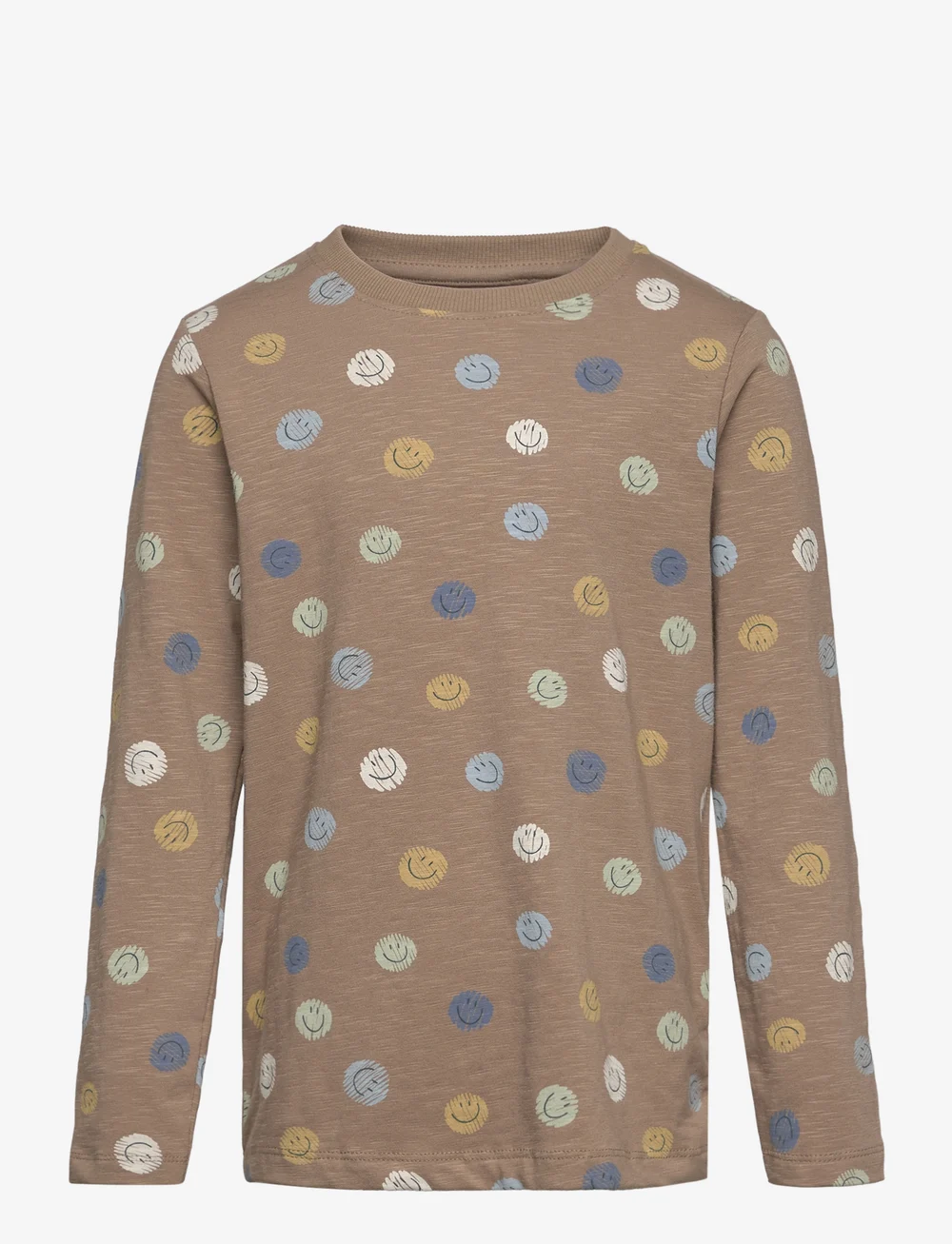 Minymo - T-shirt LS AOP - long-sleeved - timber wolf - 1