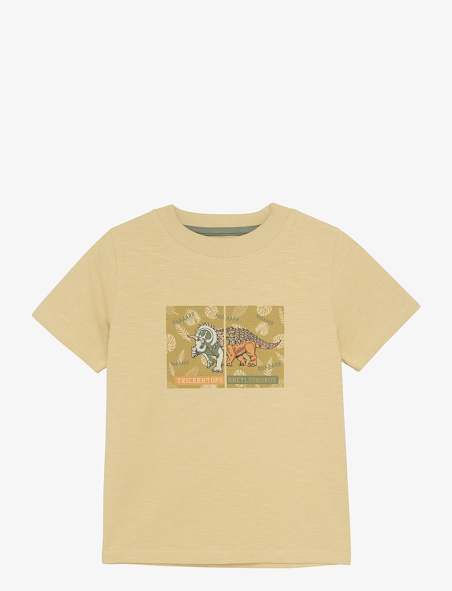 Minymo - T-shirt SS - lühikeste varrukatega t-särgid - parsnip - 1