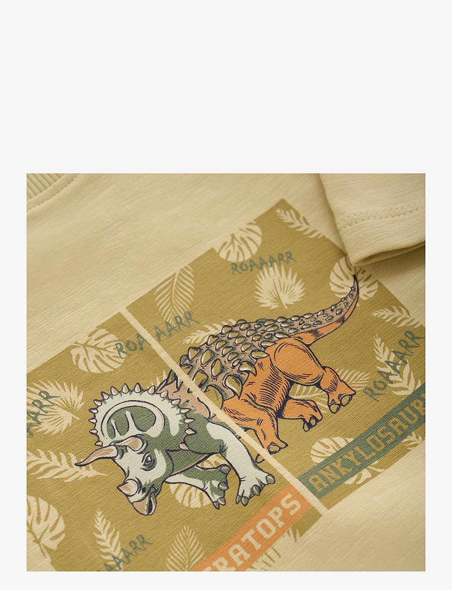 Minymo - T-shirt SS - lühikeste varrukatega t-särgid - parsnip - 3