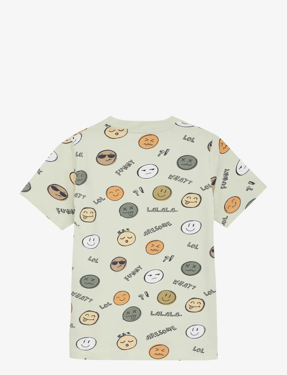 Minymo - T-shirt SS AOP - kortärmade - tender greens - 1