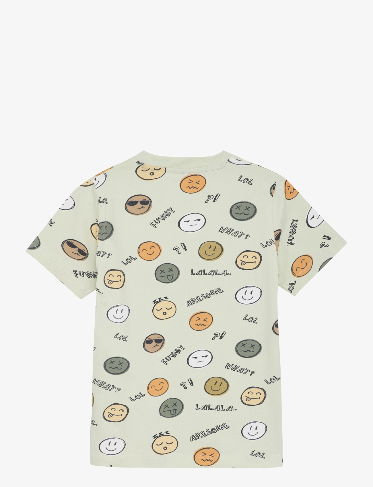 Minymo - T-shirt SS AOP - t-shirts - tender greens - 1