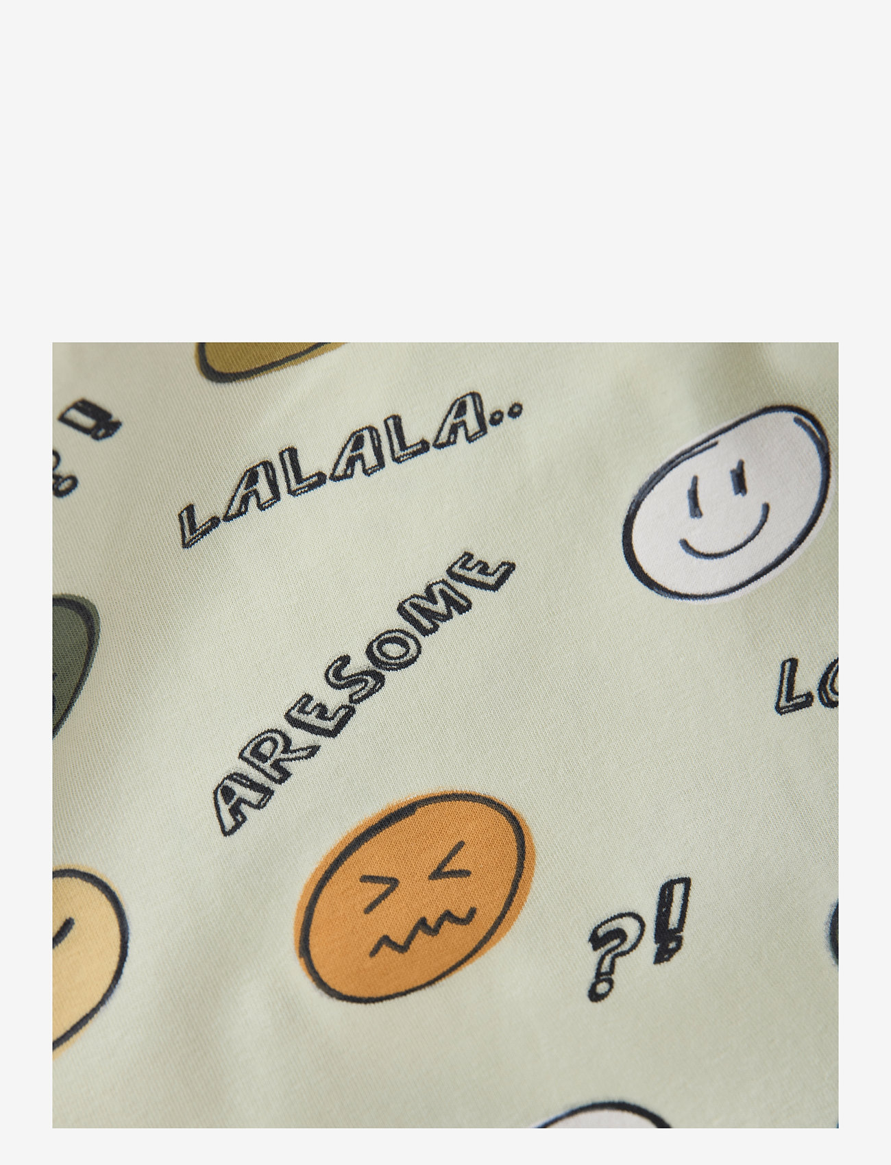 Minymo - T-shirt SS AOP - herbstliche kleidung - tender greens - 2