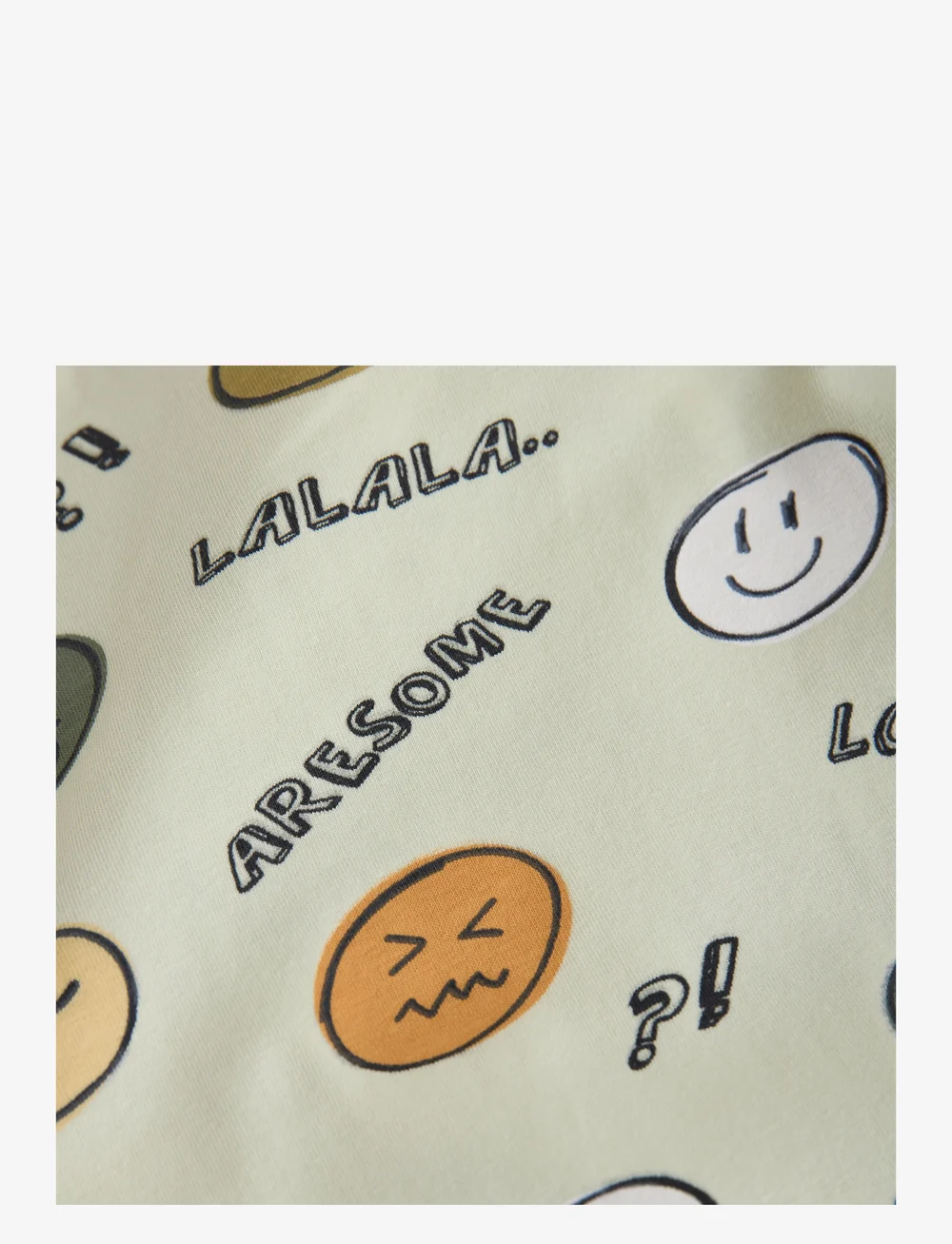 Minymo - T-shirt SS AOP - kortärmade - tender greens - 2