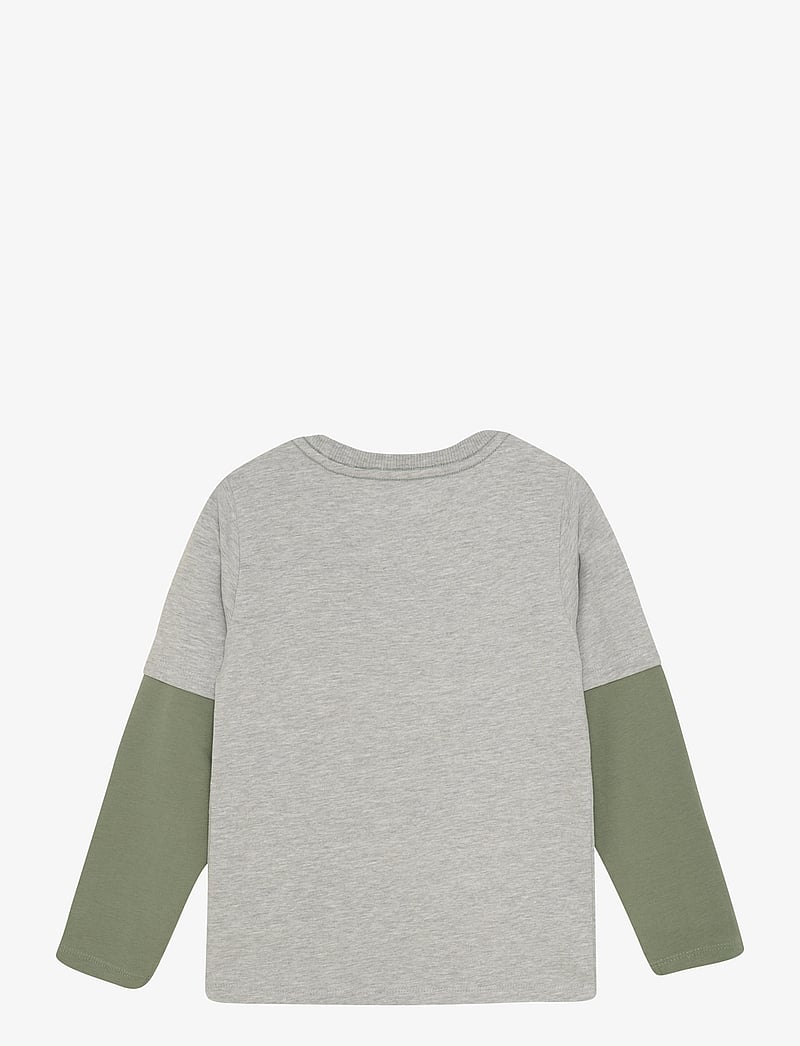 Minymo - T-shirt LS - langärmelig - grey melange - 1
