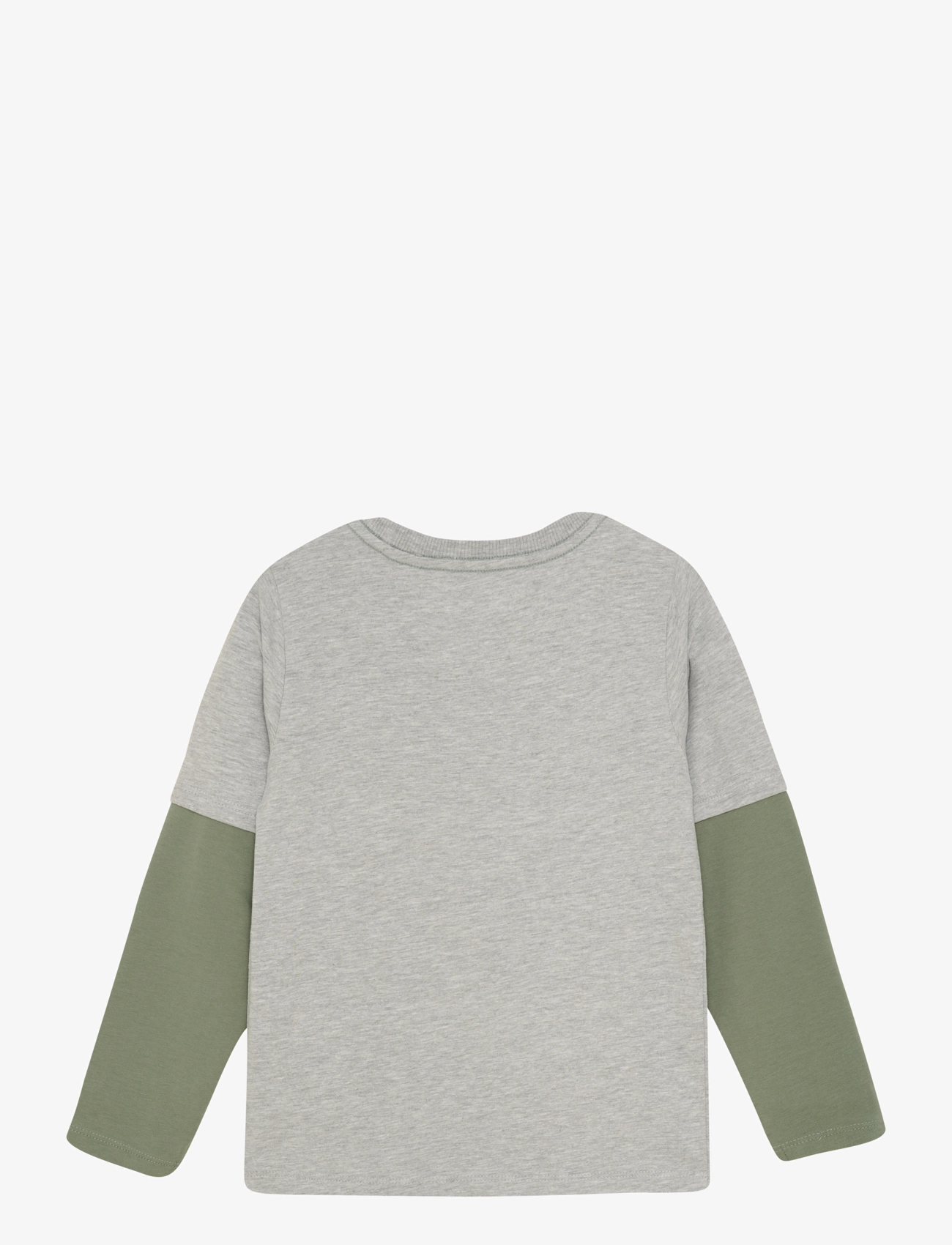 Minymo - T-shirt LS - grey melange - 1