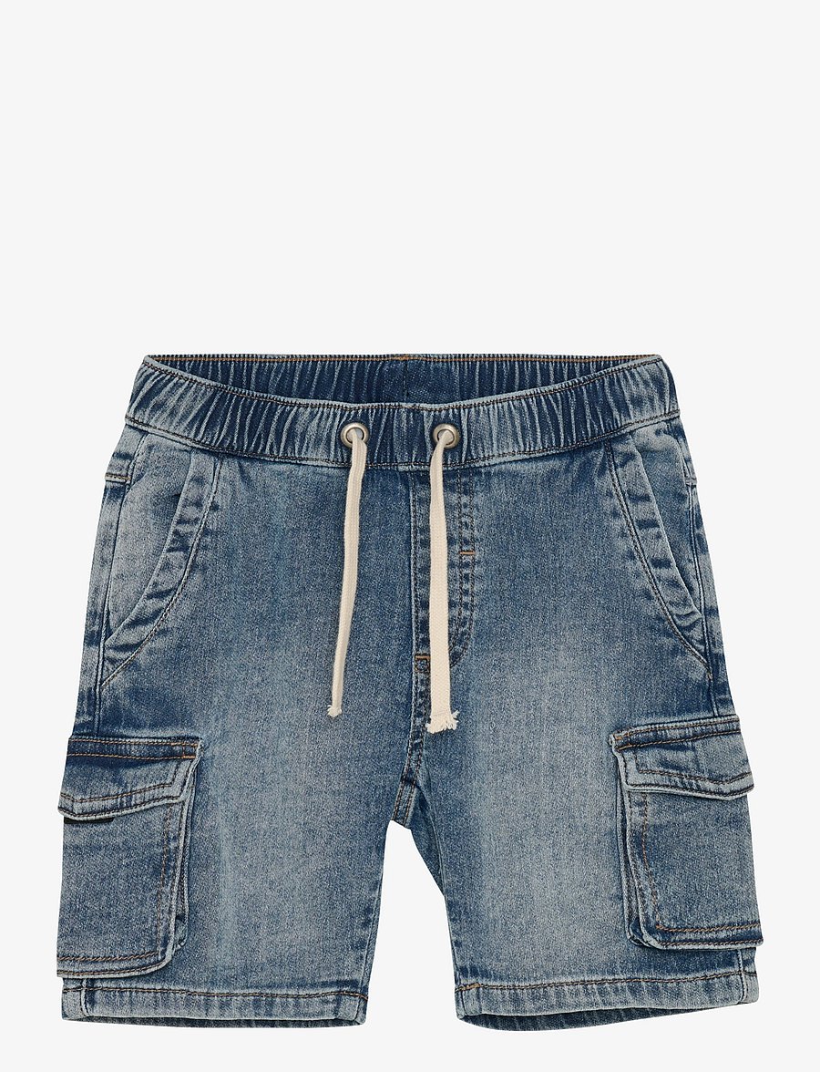 Minymo - Shorts Sweat Denim - džinsa šorti - blue nights - 1
