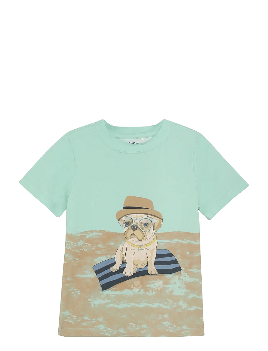 Minymo - T-shirt SS - lühikeste varrukatega - yucca turquise - 1
