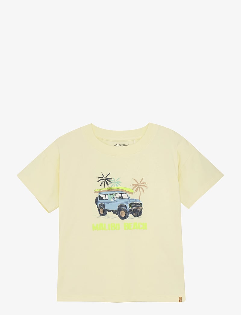 Minymo - T-shirt SS - kortärmade - pear sorbet - 0