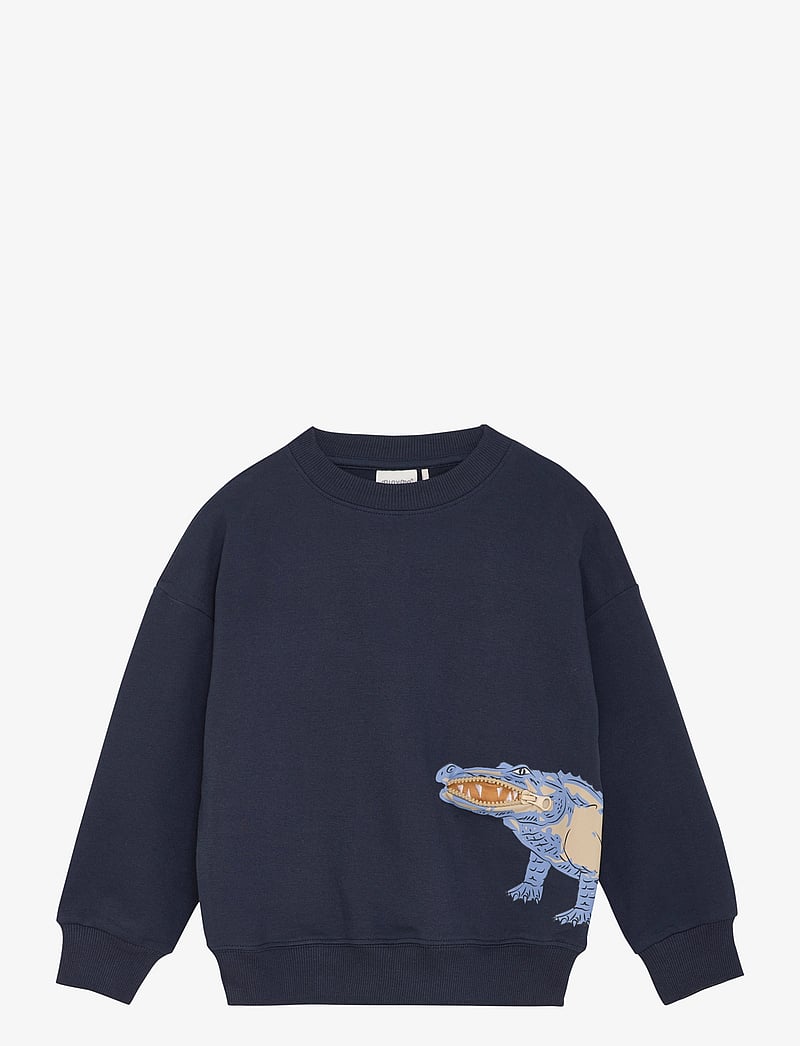 Minymo - Sweatshirt LS - sweatshirts - blue nights - 0