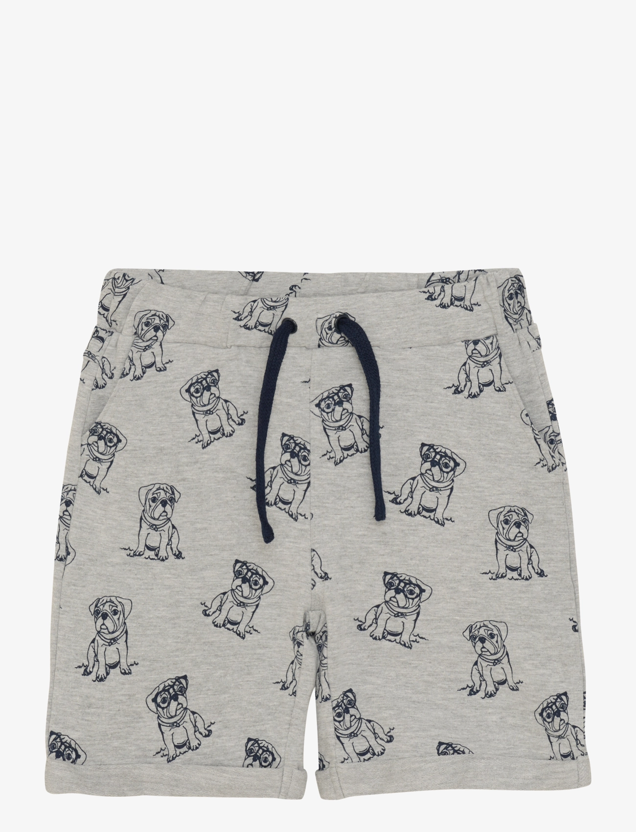 Minymo Shorts AOP Sweat - 4 for 3 - GREY MELANGE / grey