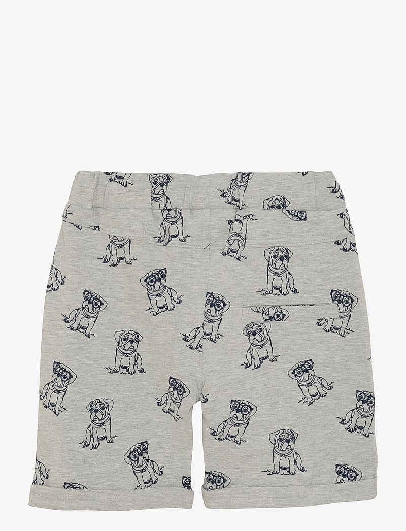 Minymo - Shorts AOP Sweat - collegeshortsit - grey melange - 2