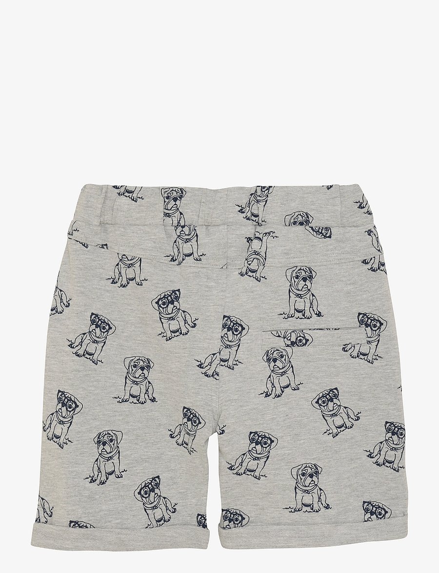 Minymo - Shorts AOP Sweat - sweat shorts - grey melange - 2