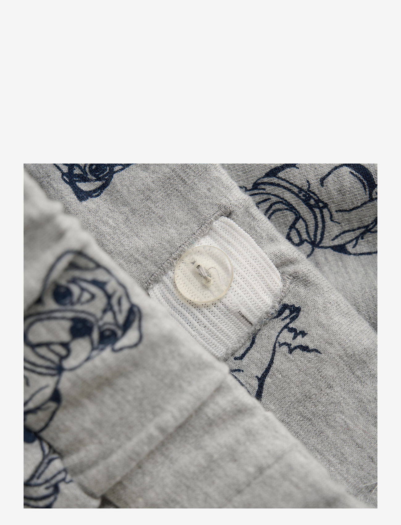 Minymo - Shorts AOP Sweat - sweatshorts - grey melange - 2