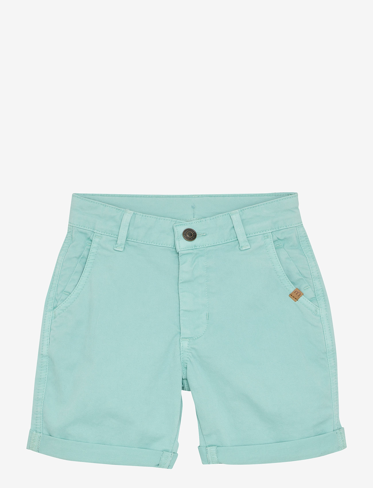 Minymo - Shorts Twill - chino shorts - yucca turquise - 1