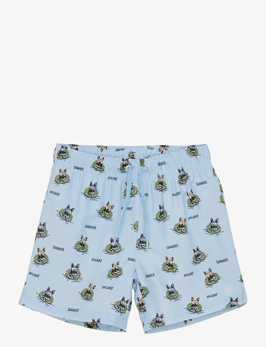 Minymo - Swim Shorts AOP - badebukser - skyway - 0