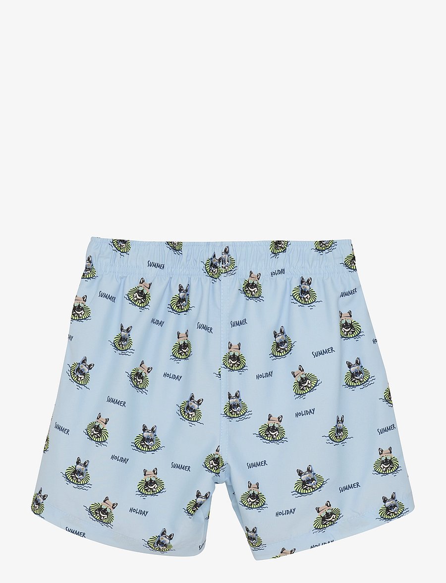 Minymo - Swim Shorts AOP - badebukser - skyway - 1