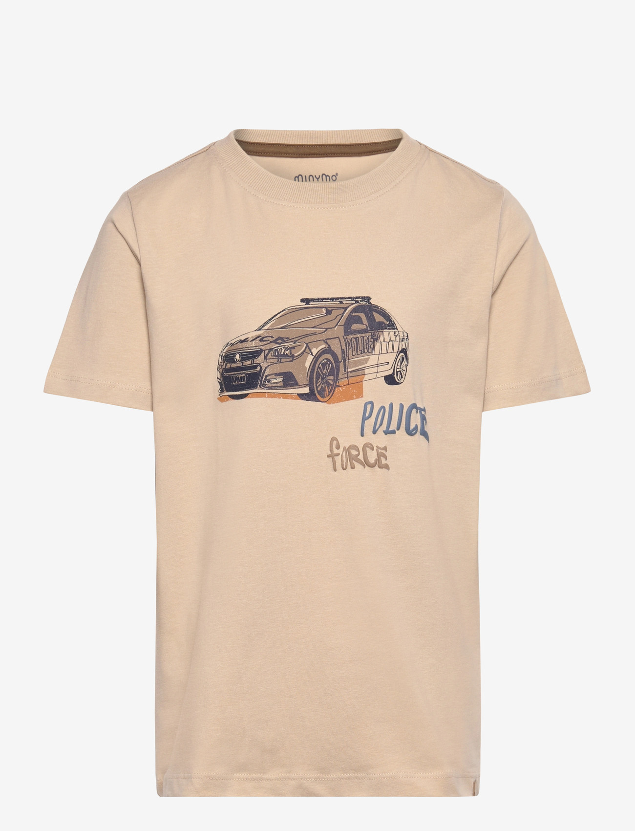 Minymo - T-shirt SS - kortærmede t-shirts - oxford tan - 0
