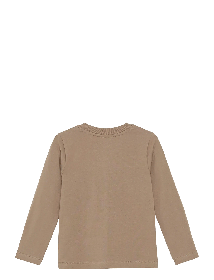 Minymo - T-shirt LS - dressipluusid - caribou - 1