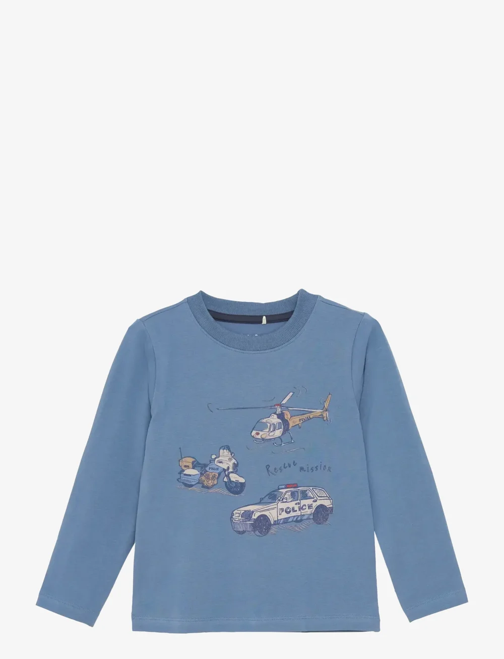 Minymo - T-shirt LS - sweatshirts - china blue - 0