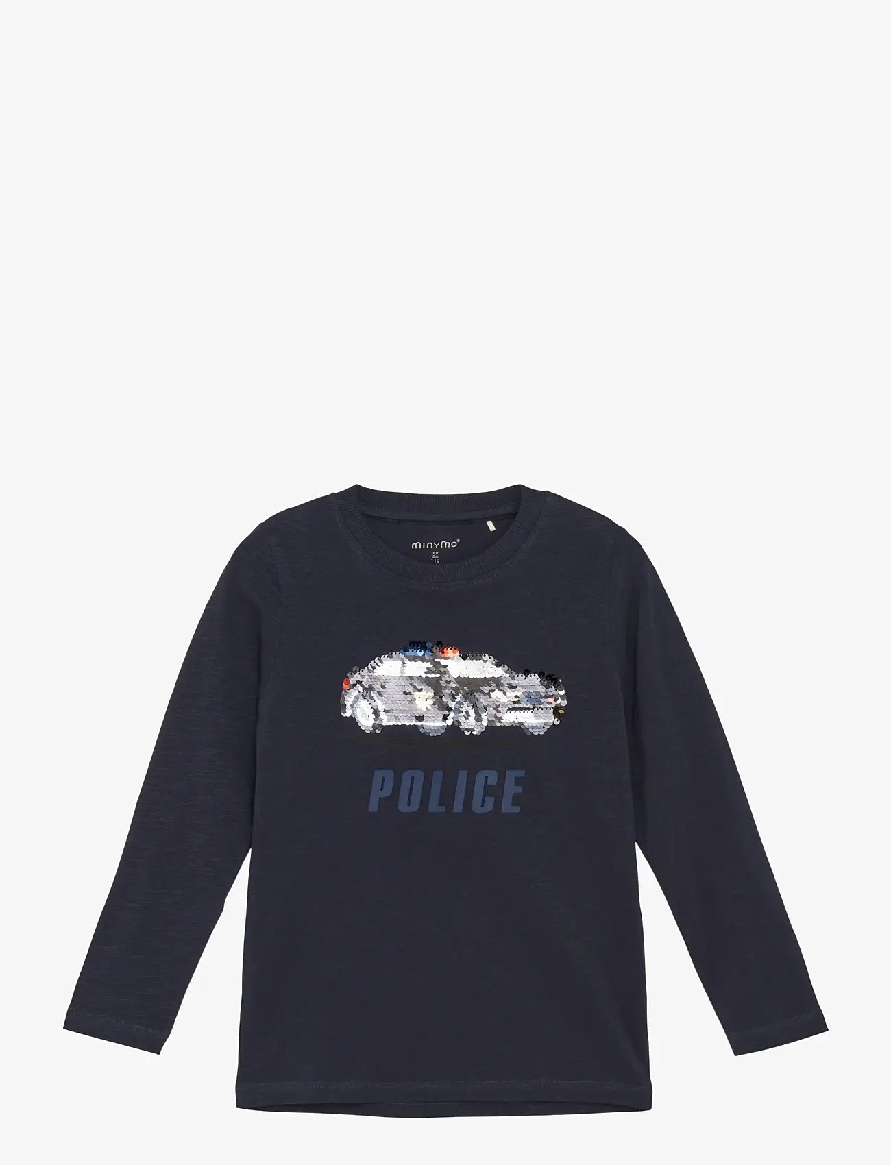 Minymo - T-shirt LS - pikkade varrukatega t-särgid - parisian night - 0