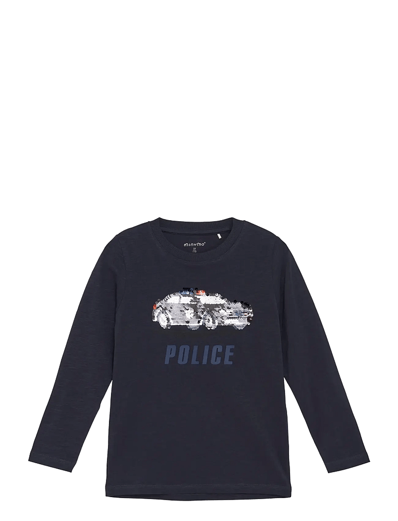 Minymo - T-shirt LS - pikkade varrukatega t-särgid - parisian night - 0