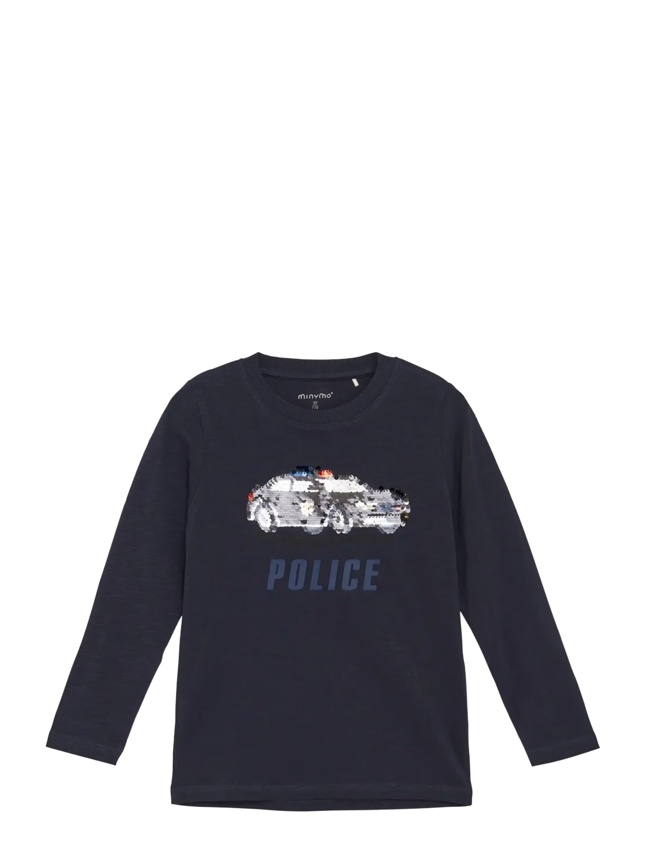 Minymo T-shirt LS - App deal - PARISIAN NIGHT / navy