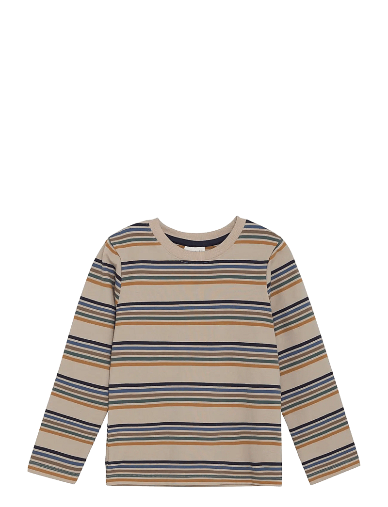 Minymo - T-shirt LS Y/D - pikkade varrukatega t-särgid - oxford tan - 0